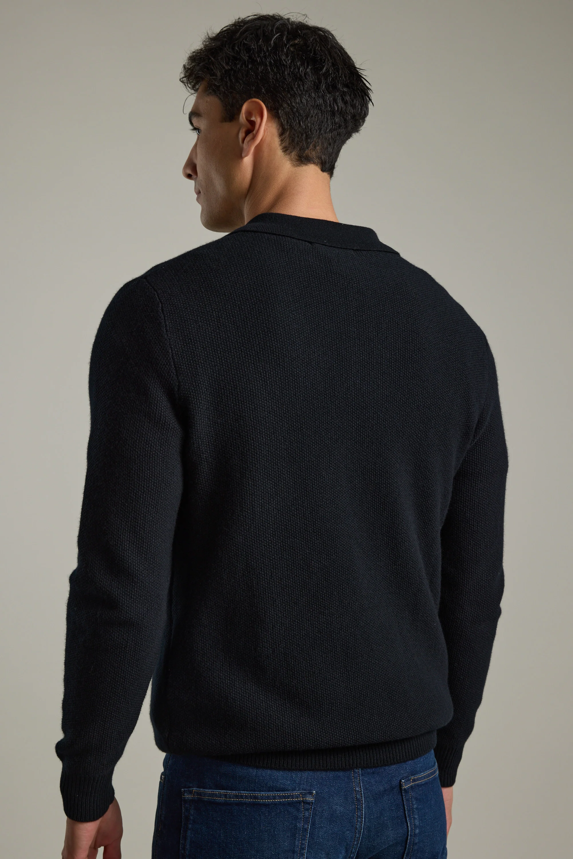 Ainsley Woollen Long Sleeve Polo - Image 7