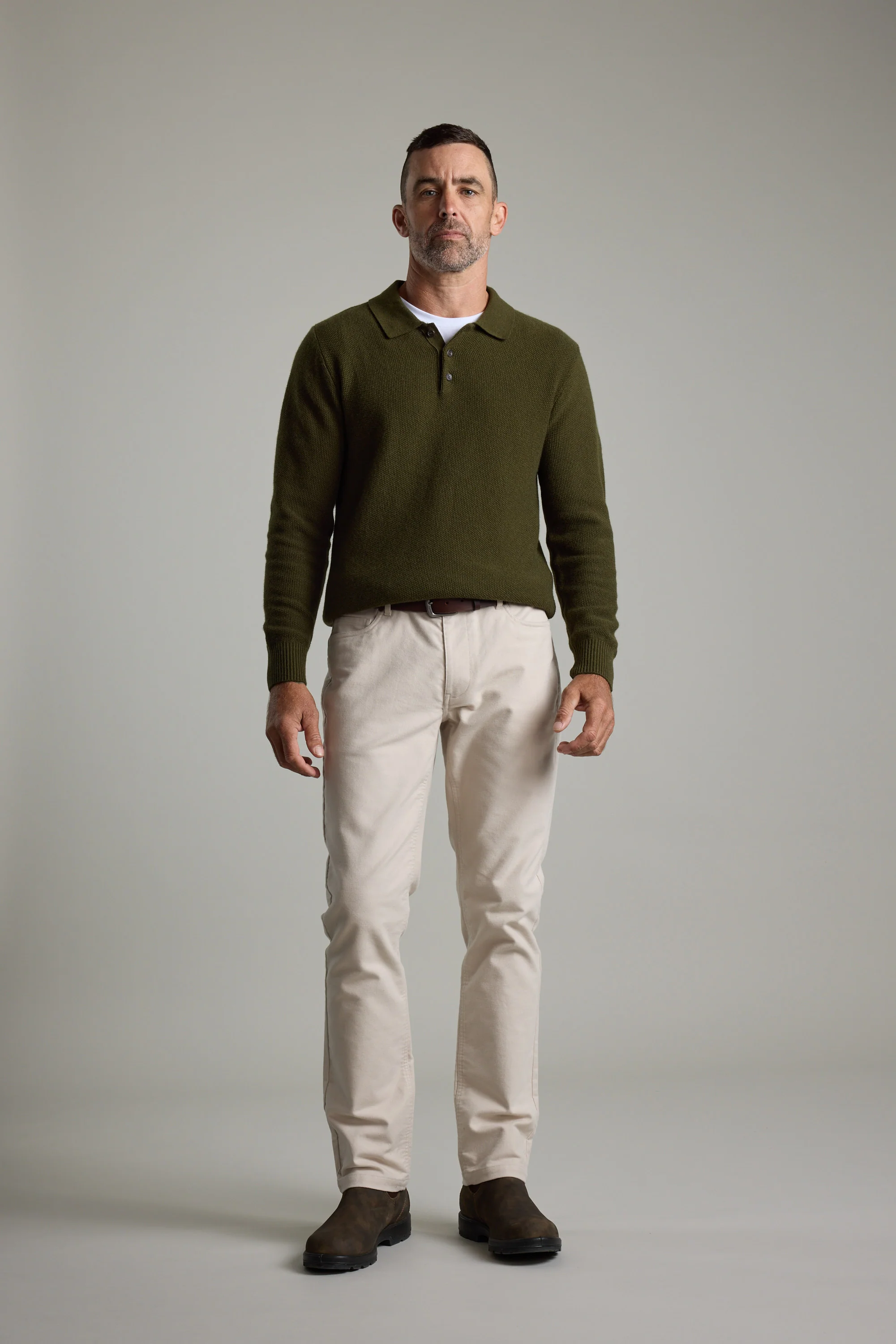 Ainsley Woollen Long Sleeve Polo - Image 5