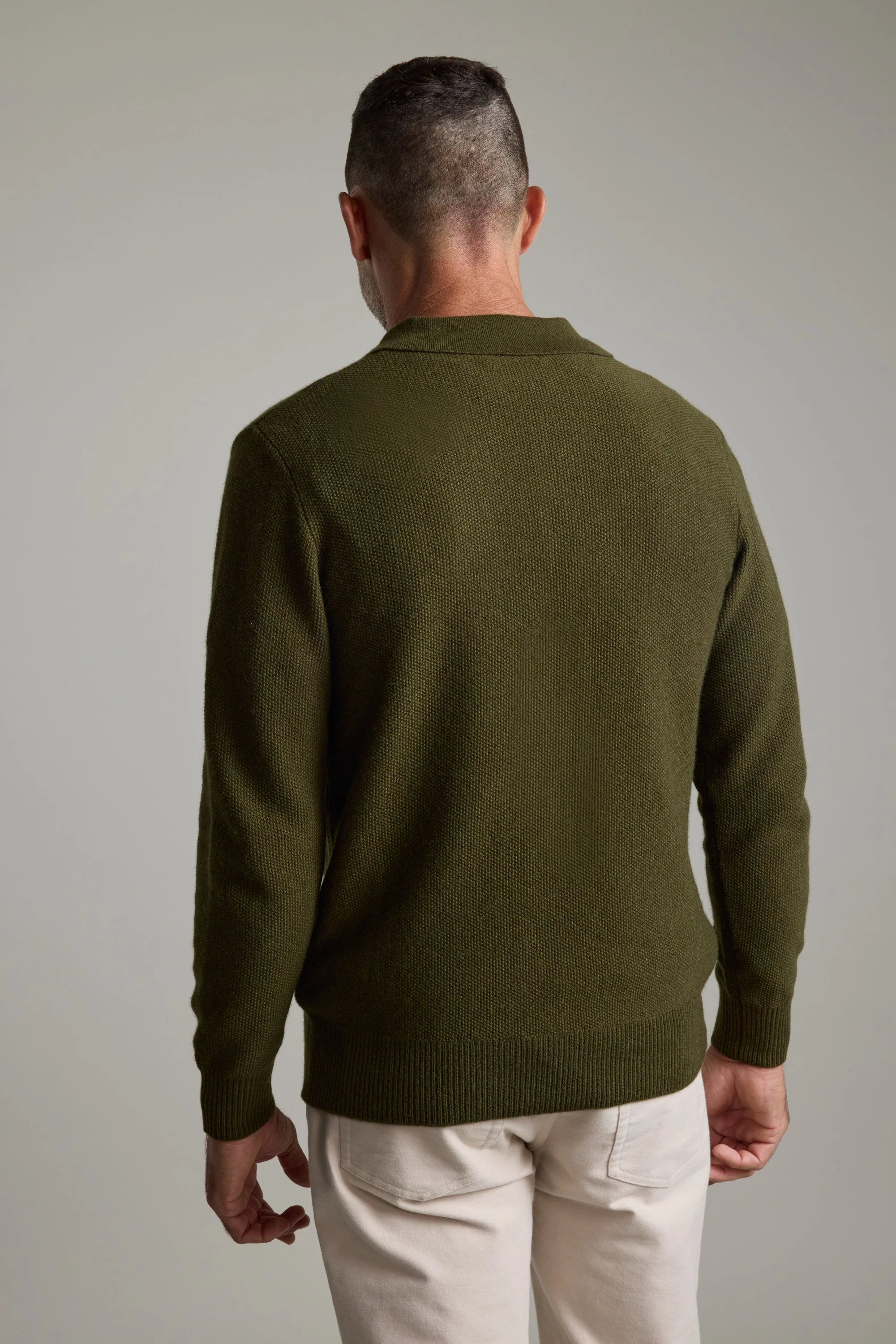 Ainsley Woollen Long Sleeve Polo - Image 7