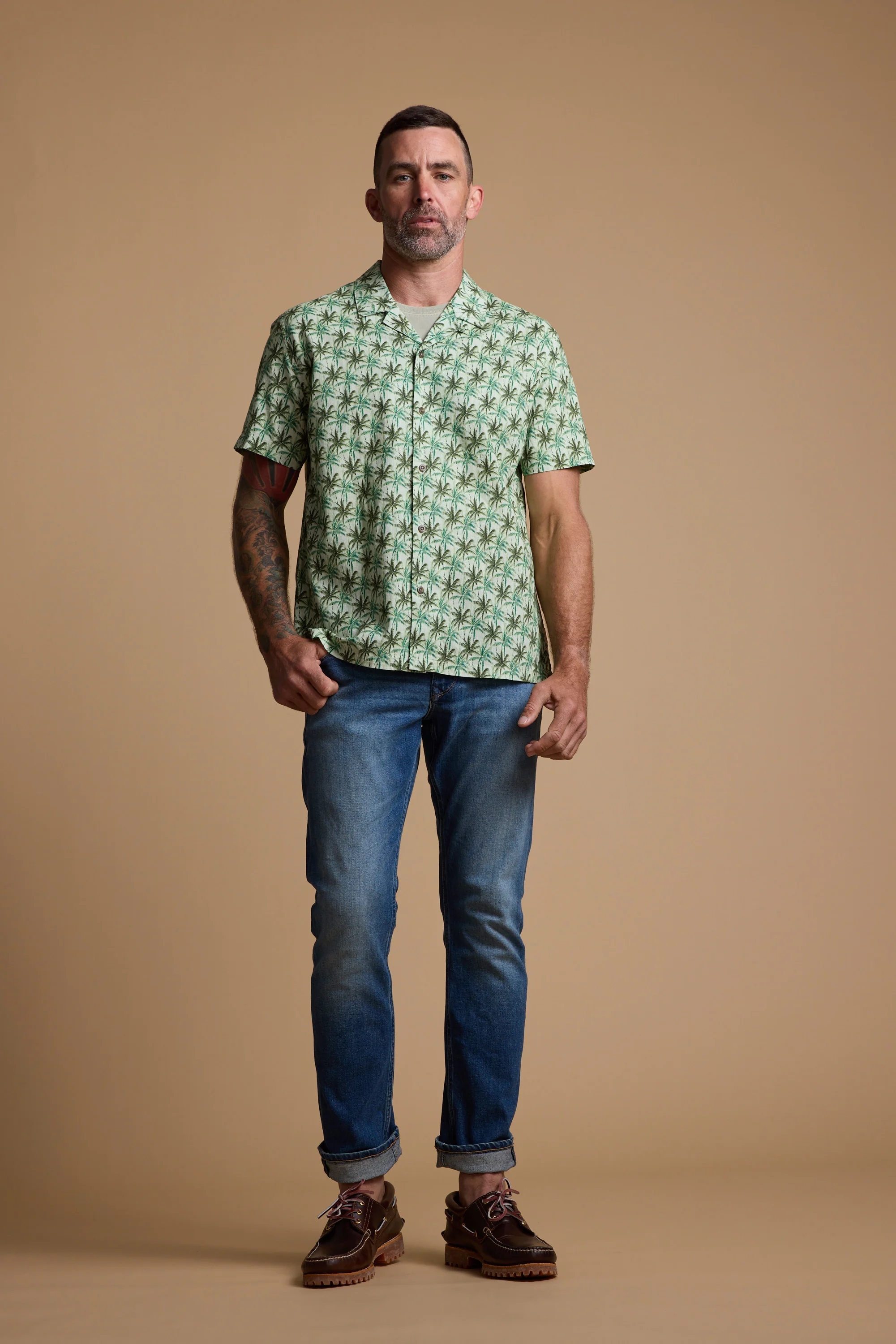 Arcola Print Cuban Shirt - Image 2