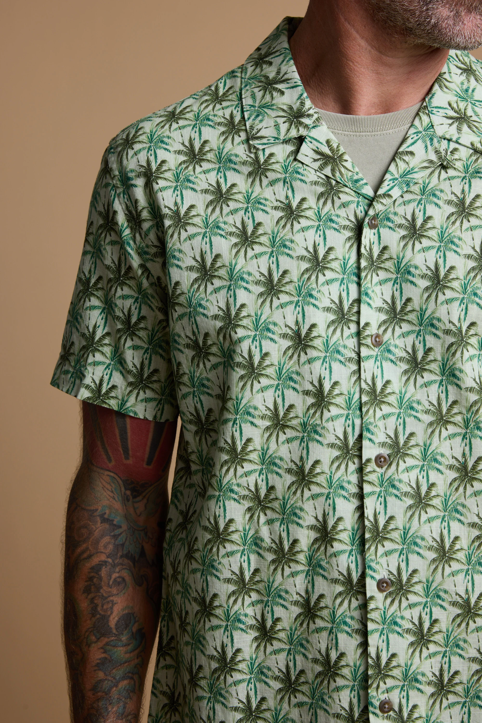 Arcola Print Cuban Shirt - Image 3
