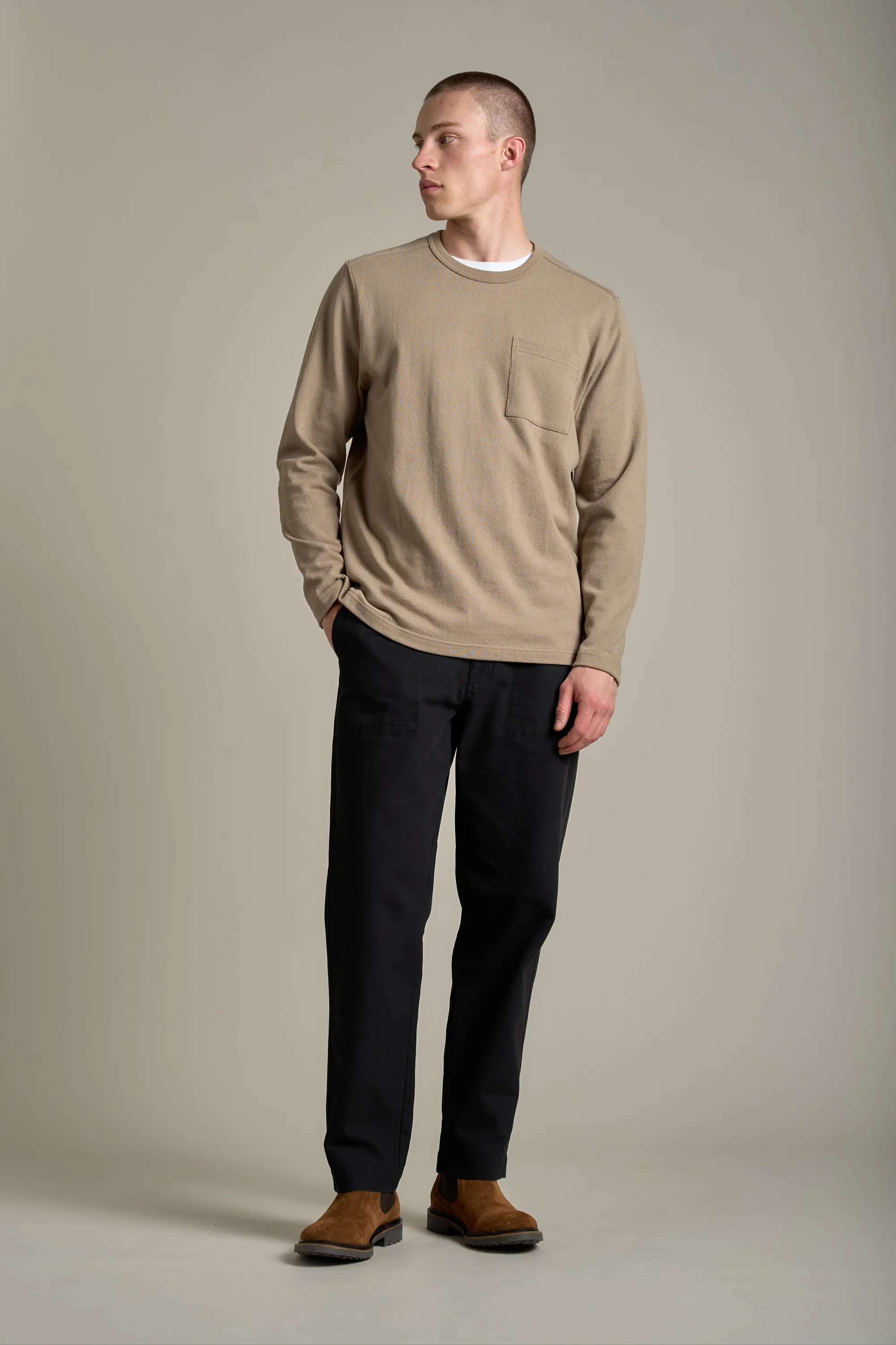 Ashton Cotton Slub Crew - Image 3