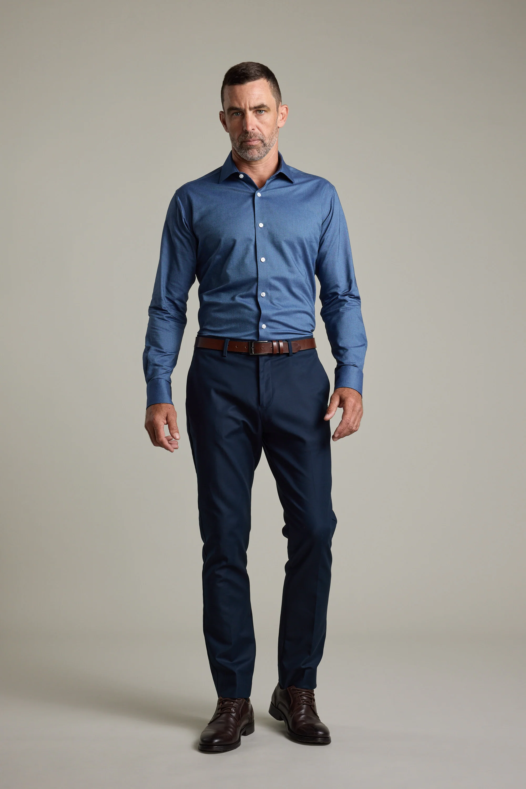 Aster Texture Business Shirt - Image 4