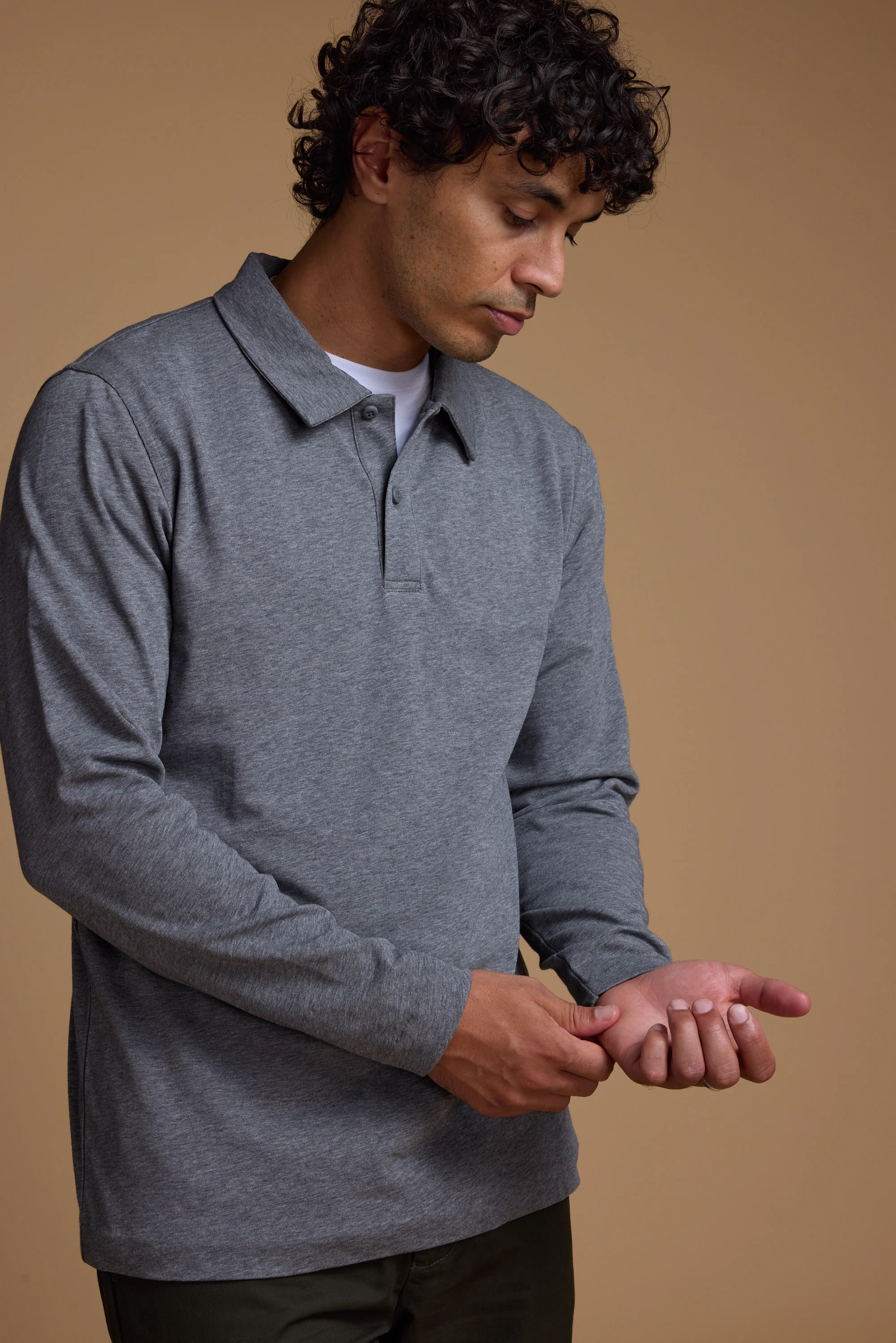 Austin Long Sleeve Polo - Image 2