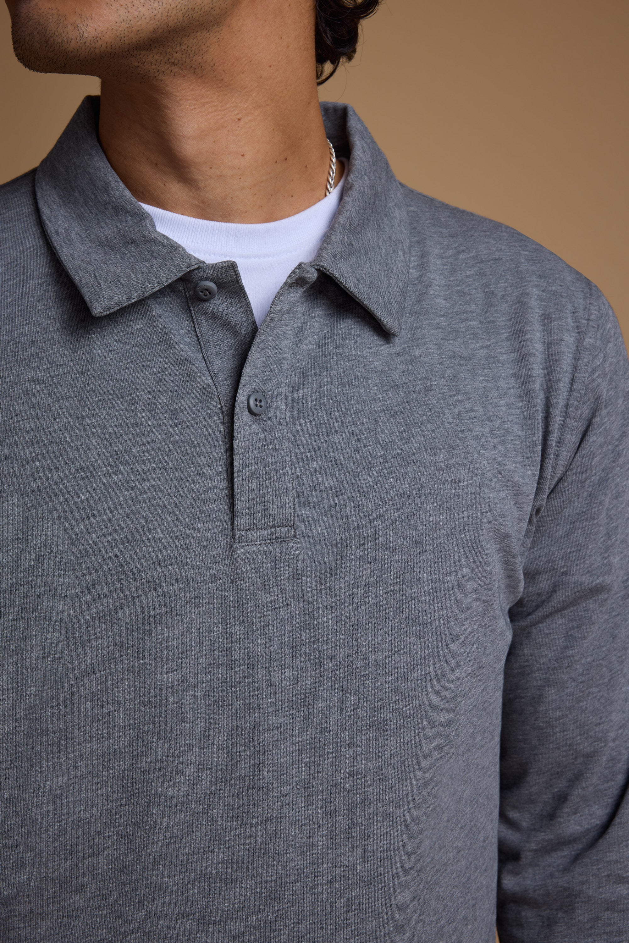 Austin Long Sleeve Polo - Image 3