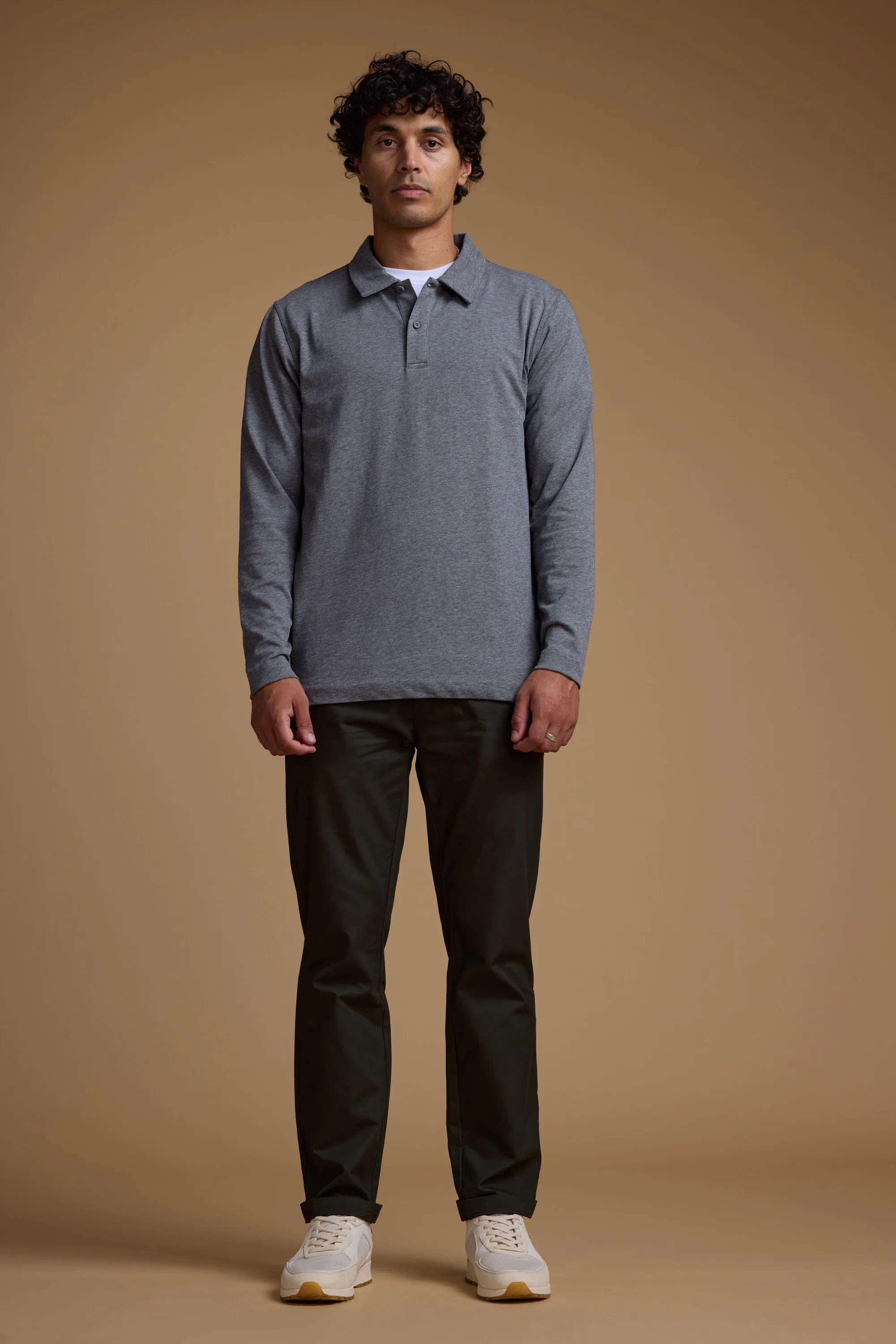 Austin Long Sleeve Polo - Image 4