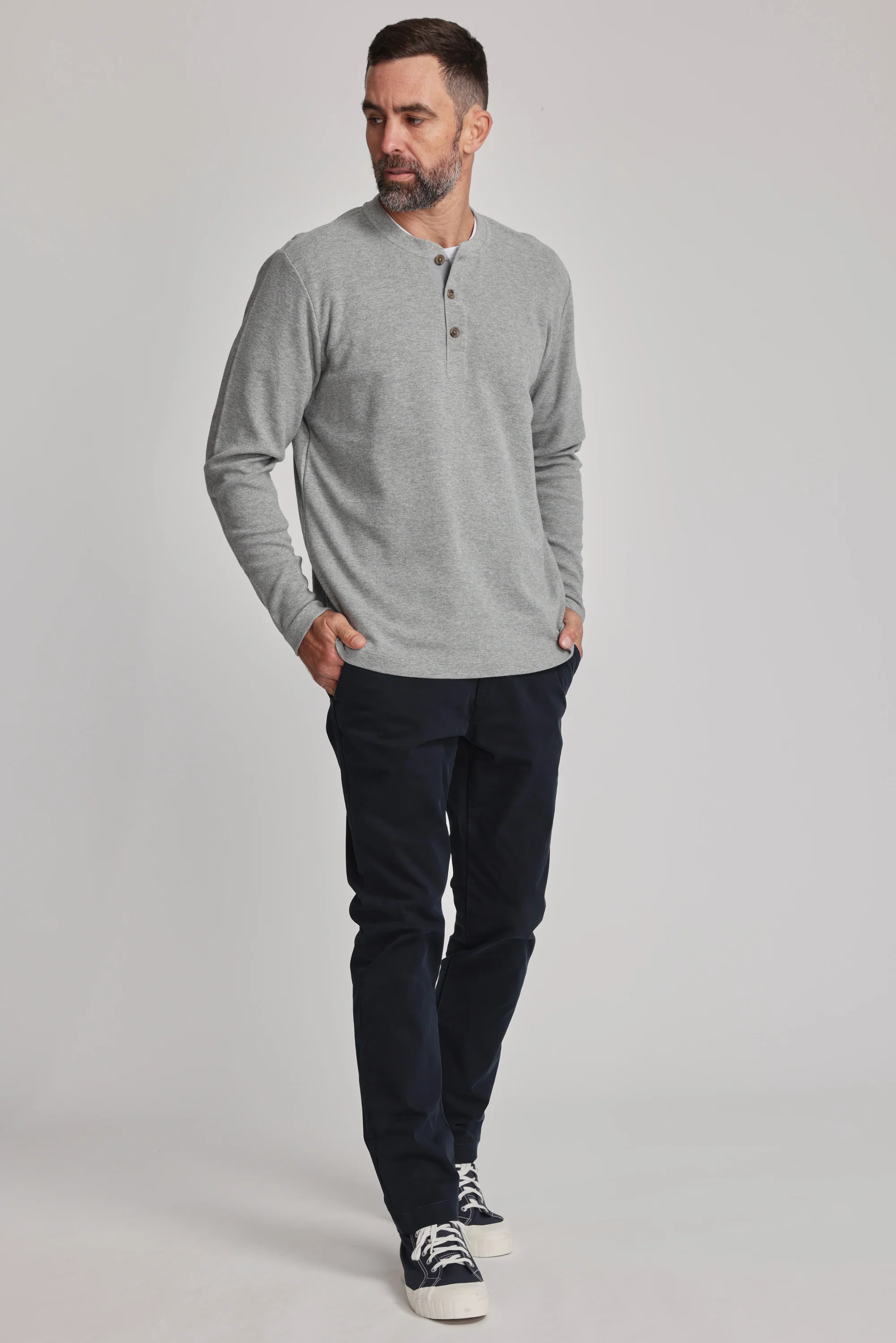 Avenue Waffle Henley - Image 2