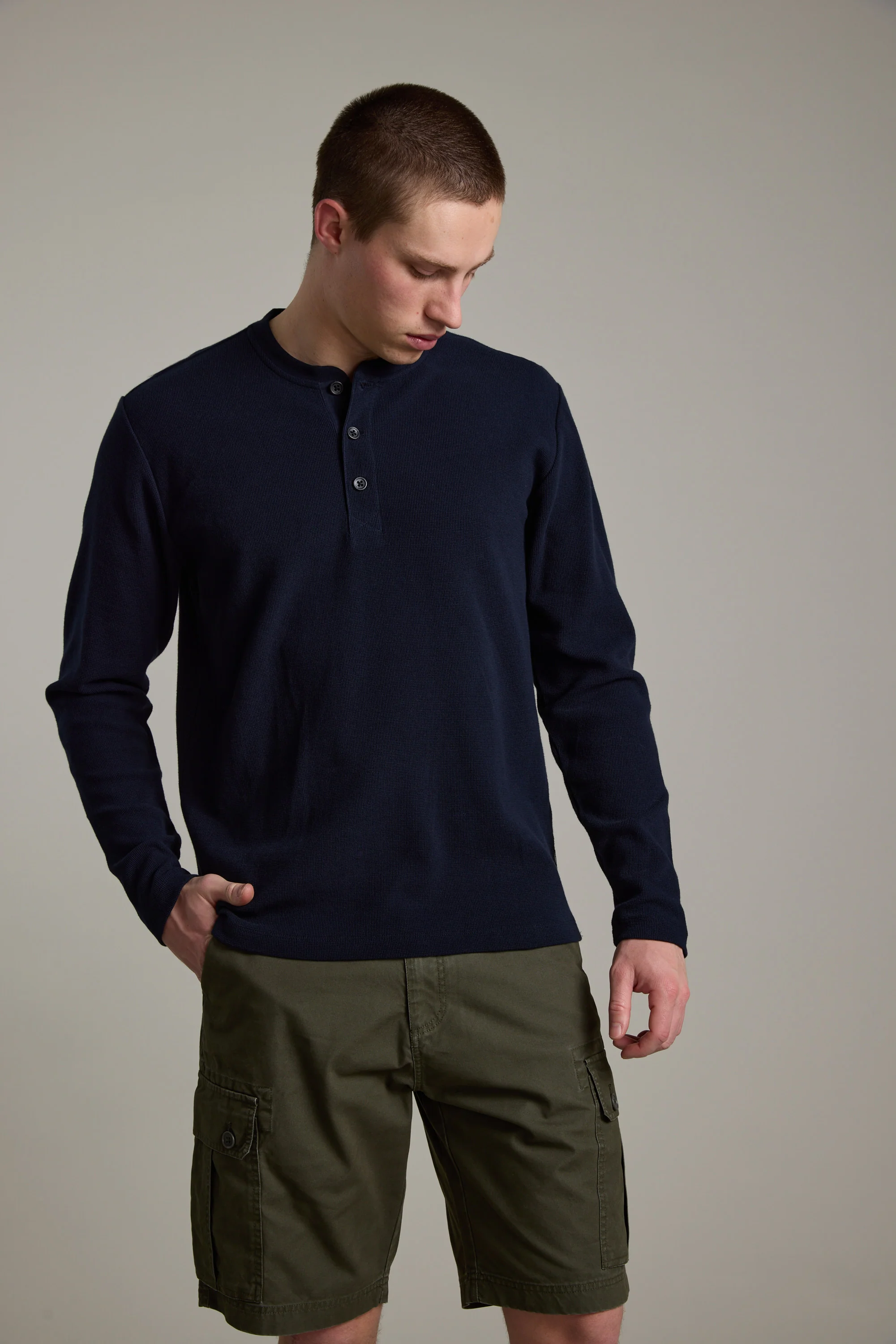 Avenue Waffle Henley - Image 2