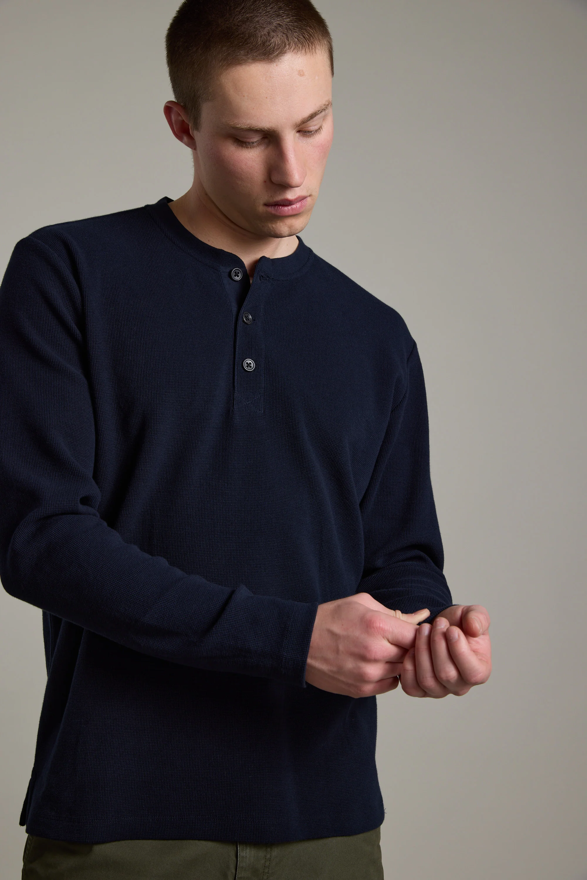 Avenue Waffle Henley - Image 3
