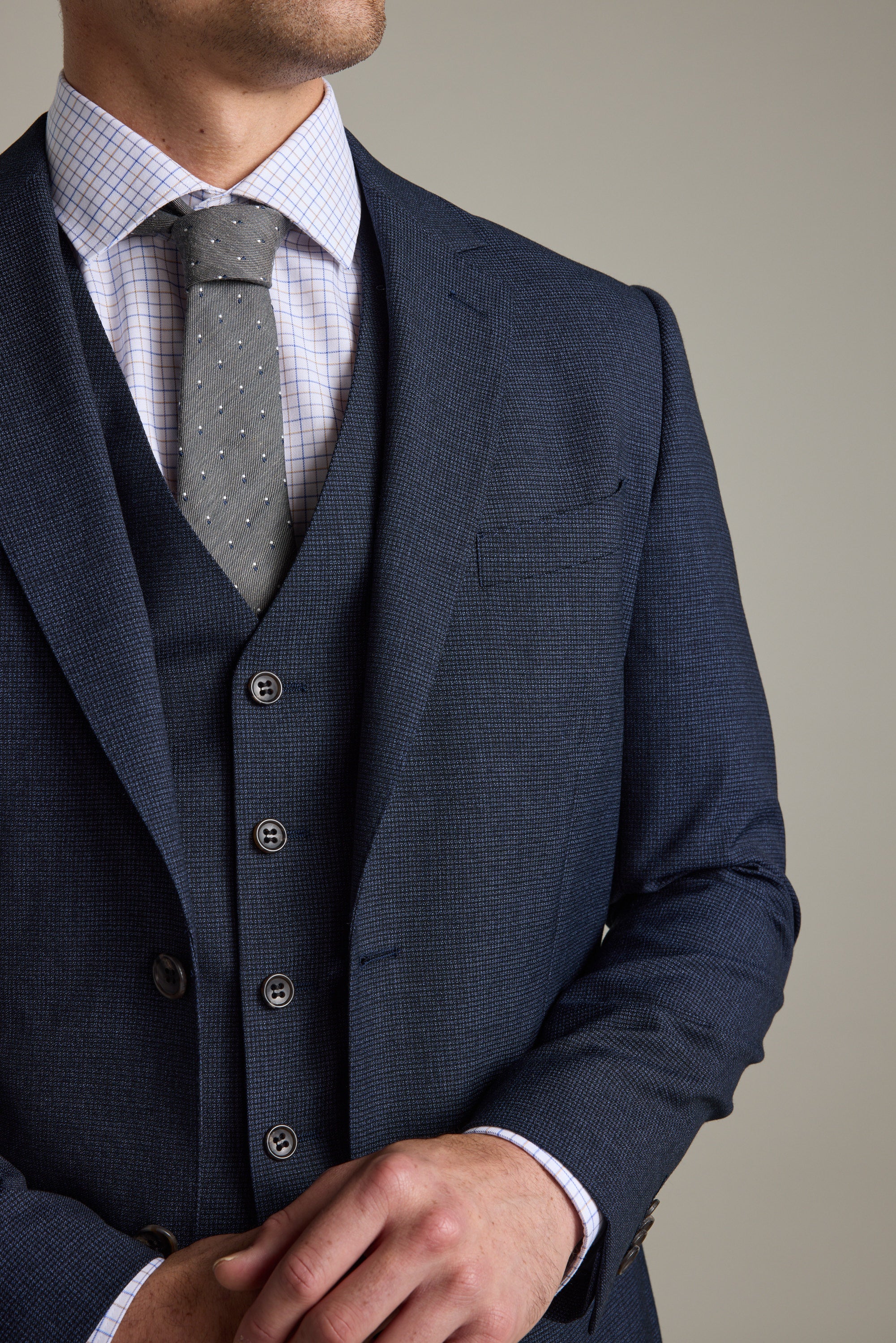 Baden Dogtooth Waistcoat - Image 2