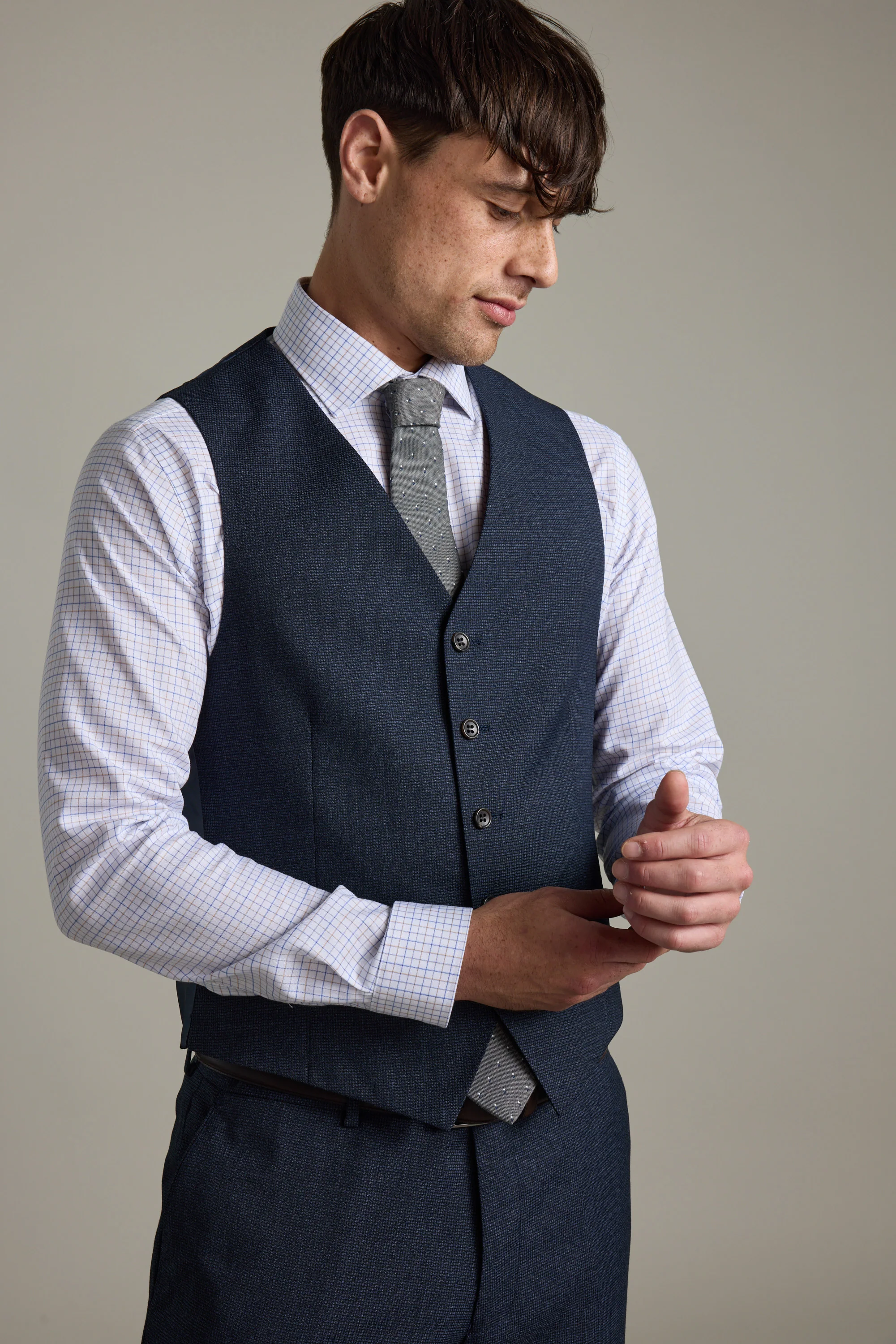 Baden Dogtooth Waistcoat - Image 3