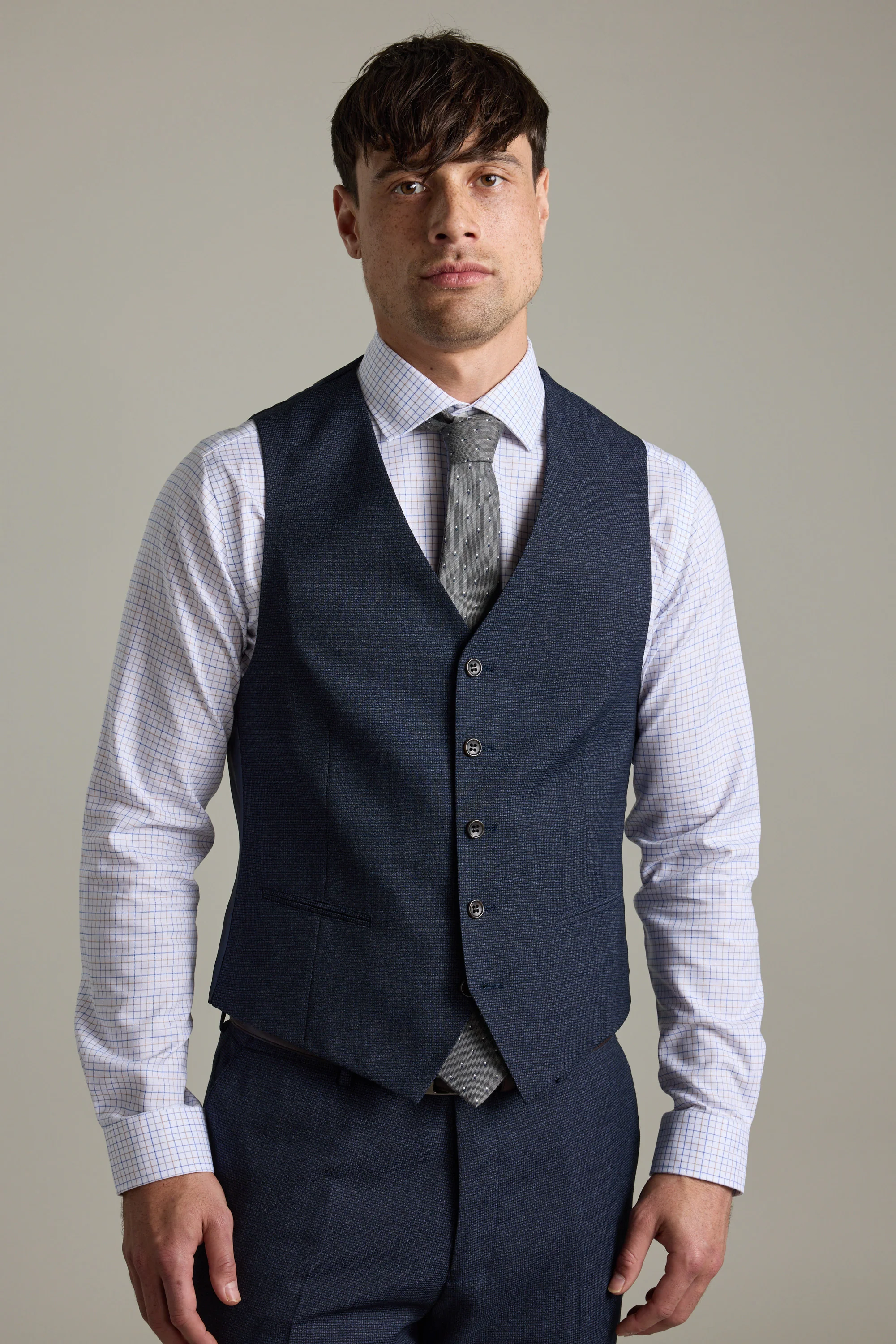 Baden Dogtooth Waistcoat - Image 5