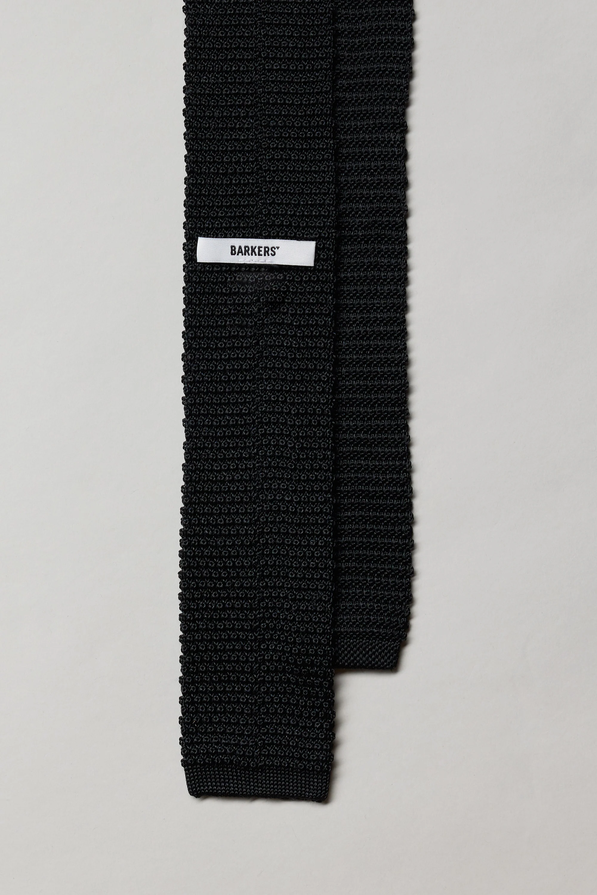 Barkers Silk Knit Tie - Image 2