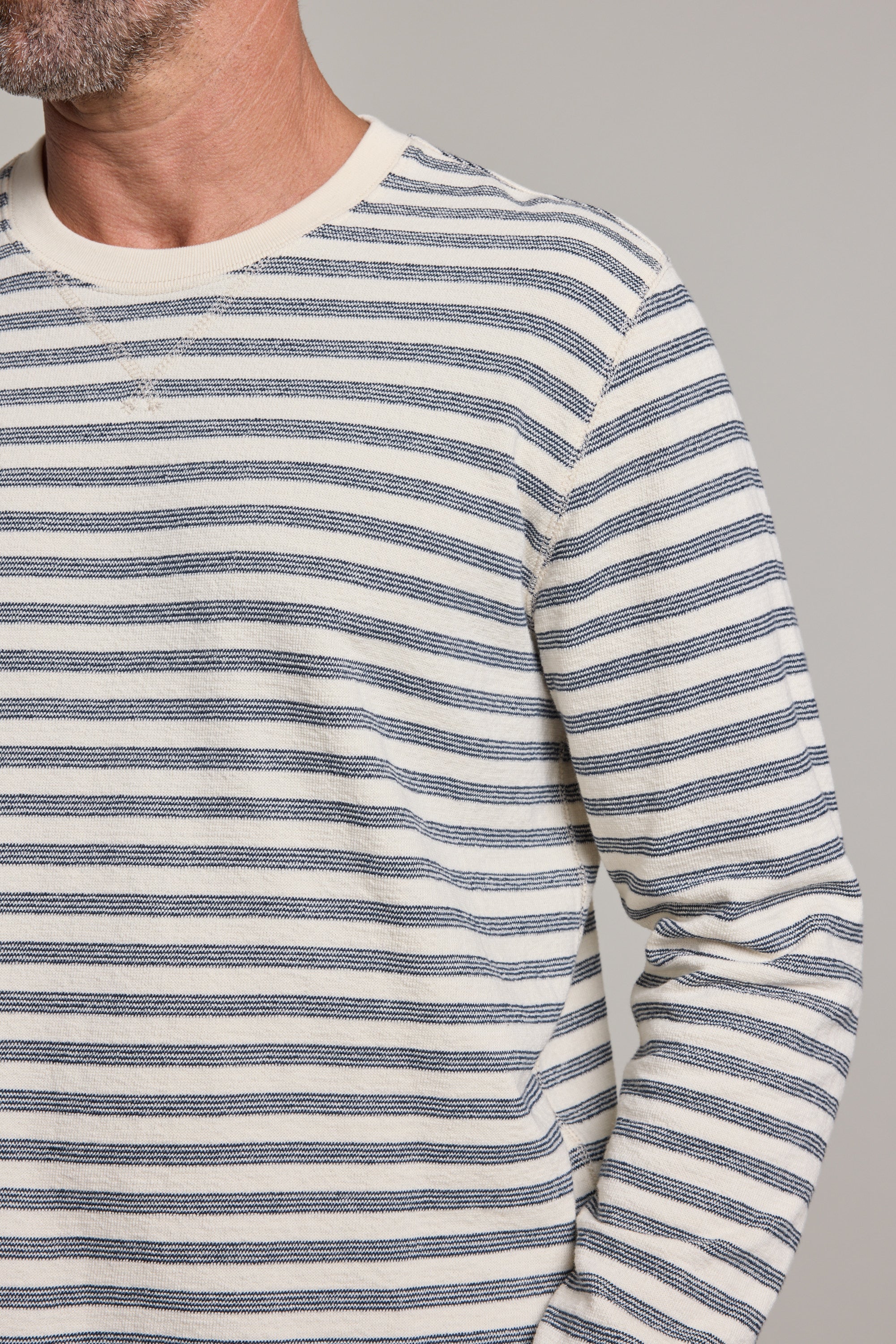 Barton Cotton Stripe Crew - Image 4