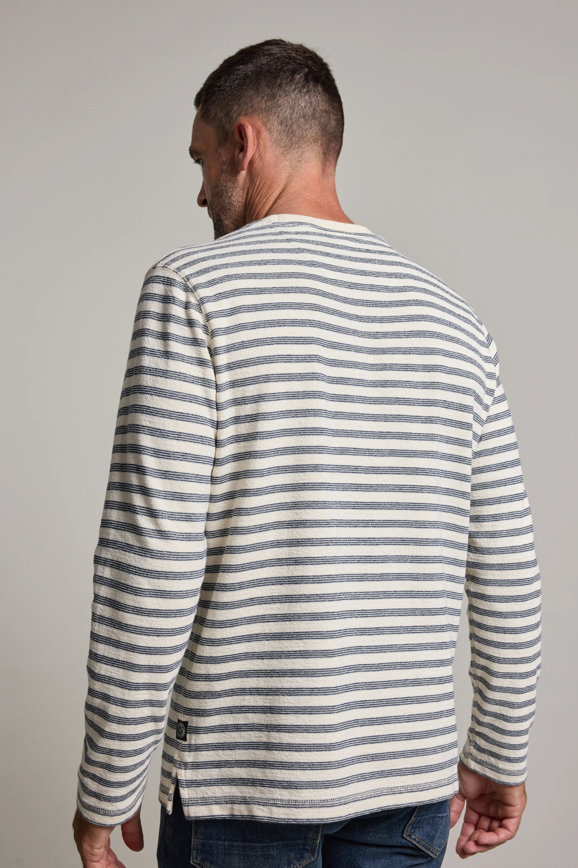 Barton Cotton Stripe Crew - Image 6