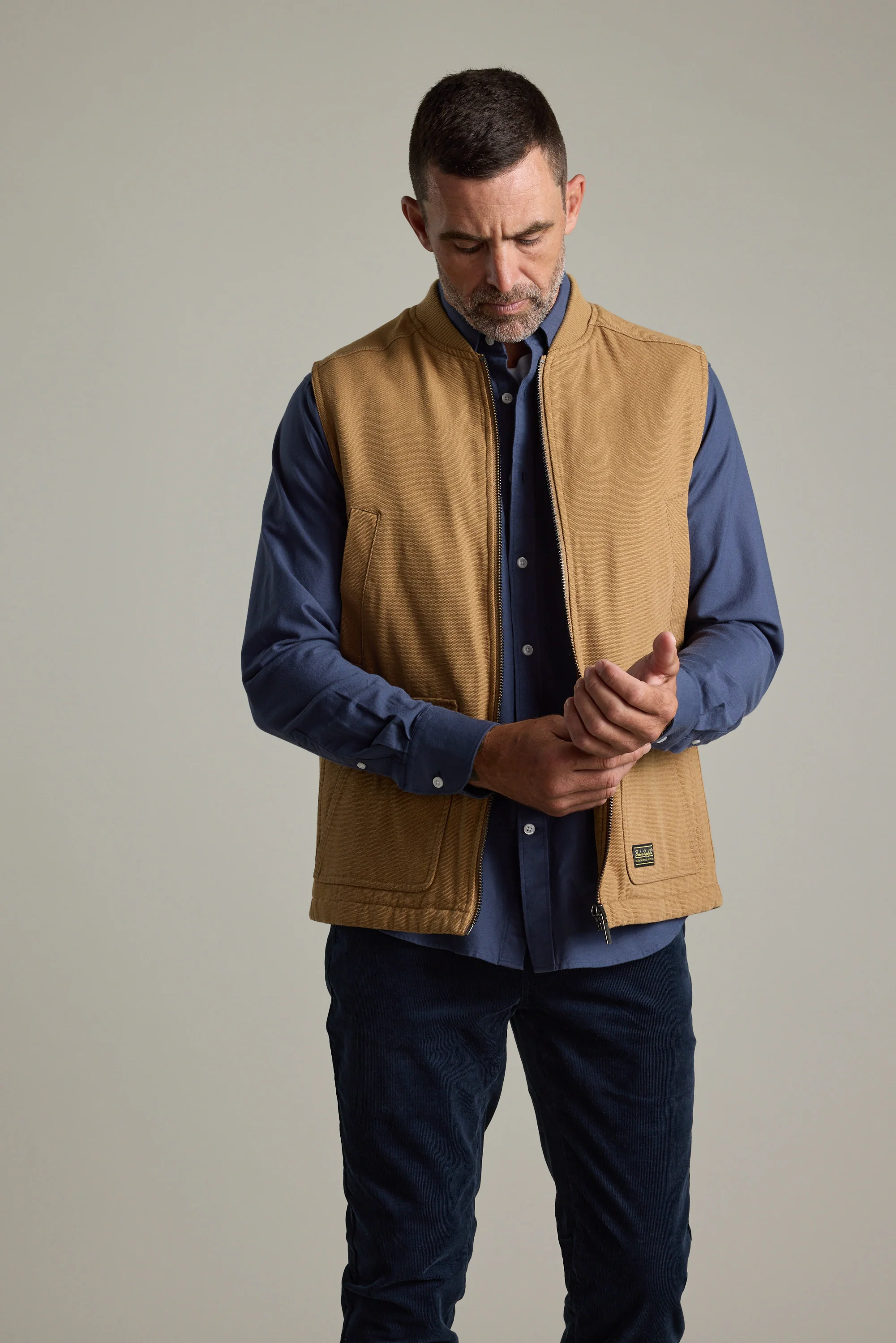 Bayley Canvas Vest - Image 3