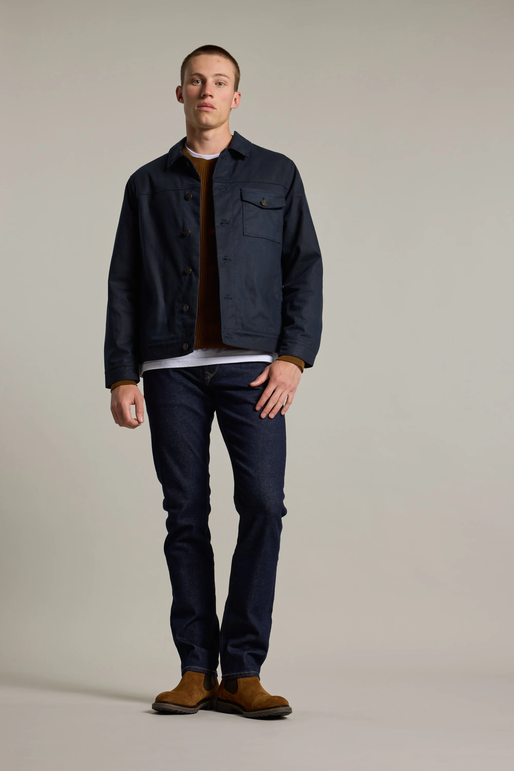 Benson Waxed Cotton Jacket - Image 3