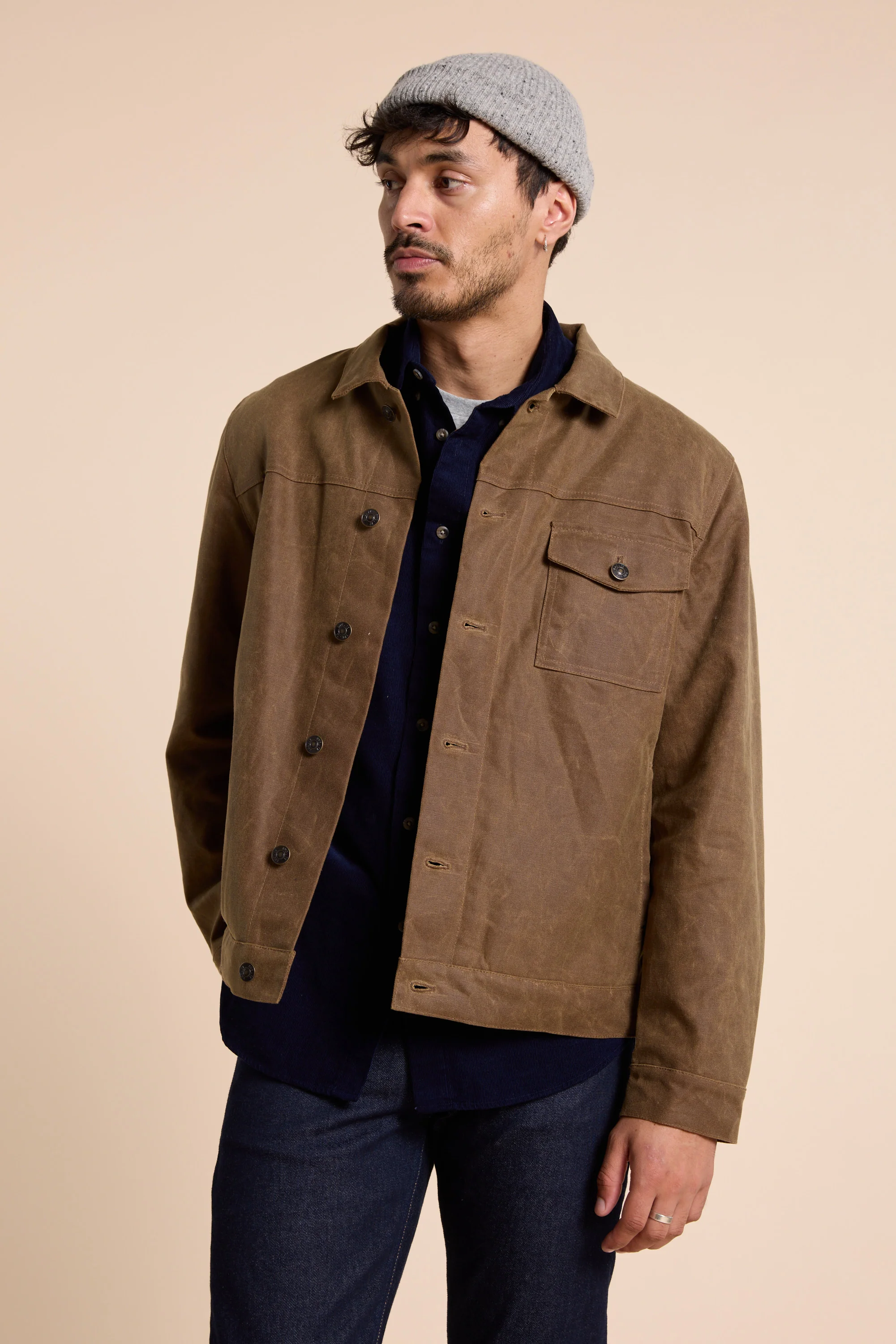 Benson Waxed Cotton Jacket - Image 3