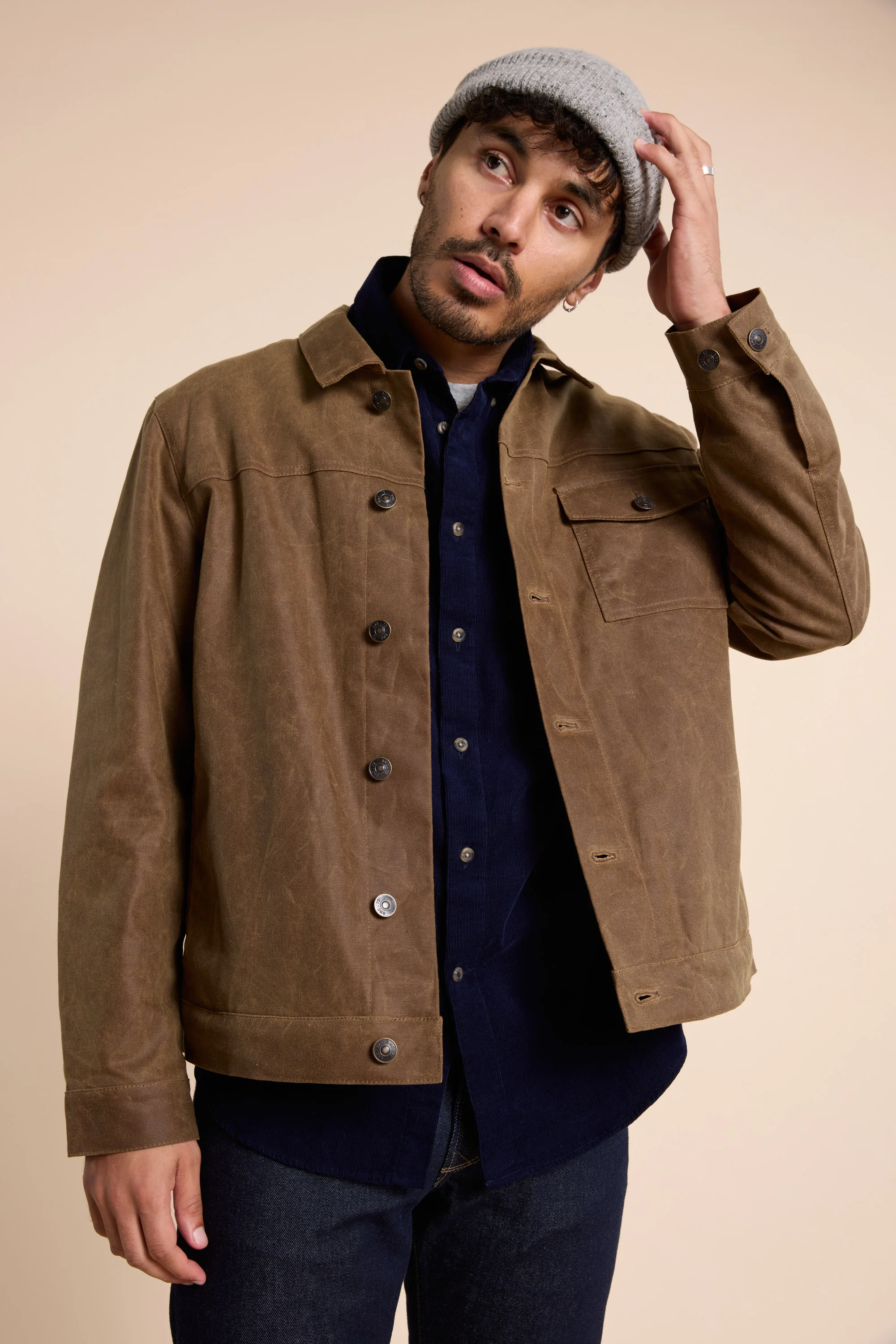 Benson Waxed Cotton Jacket - Image 4