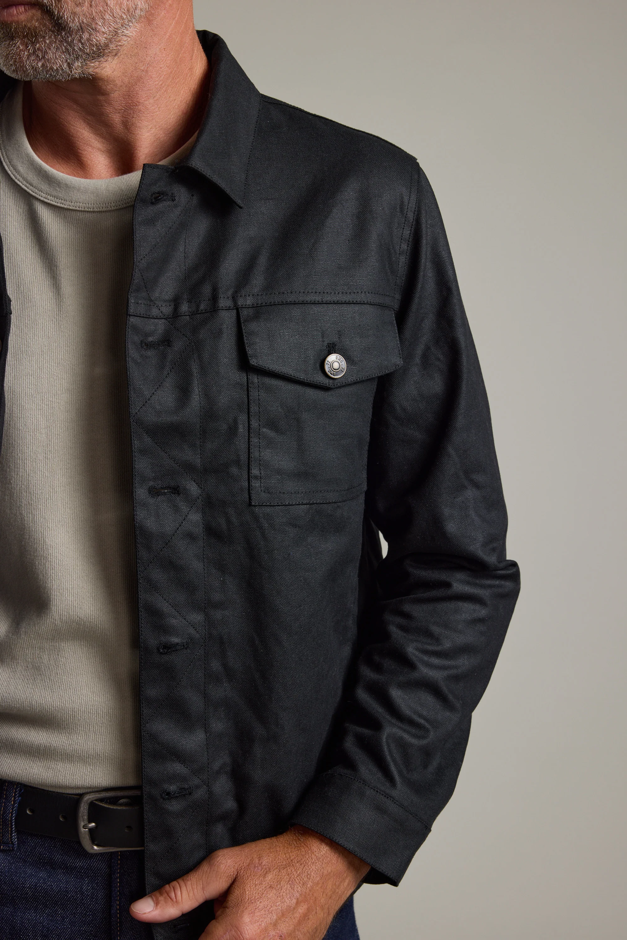 Benson Waxed Cotton Jacket - Image 4
