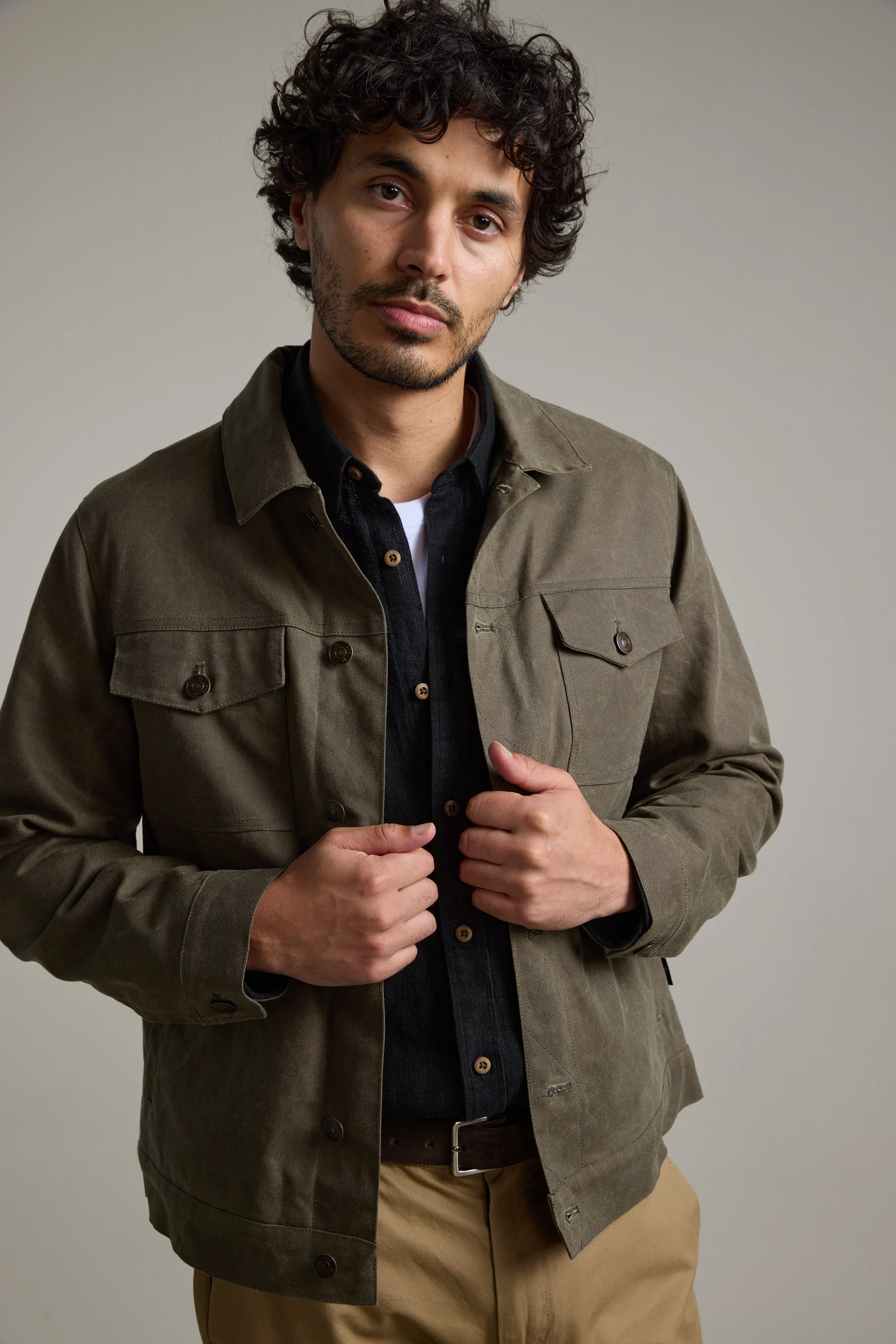 Benson Waxed Cotton Jacket - Image 2