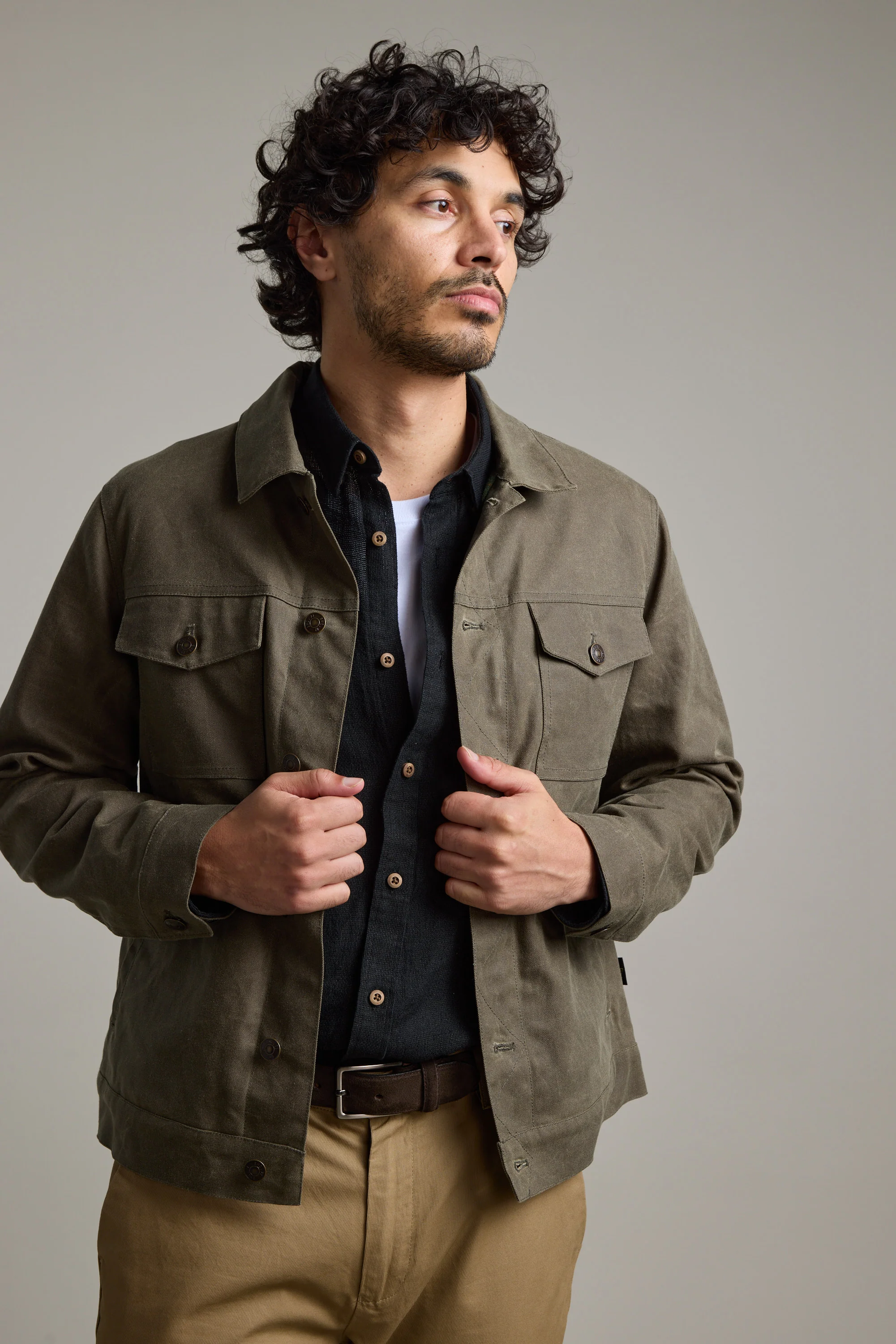 Benson Waxed Cotton Jacket - Image 4