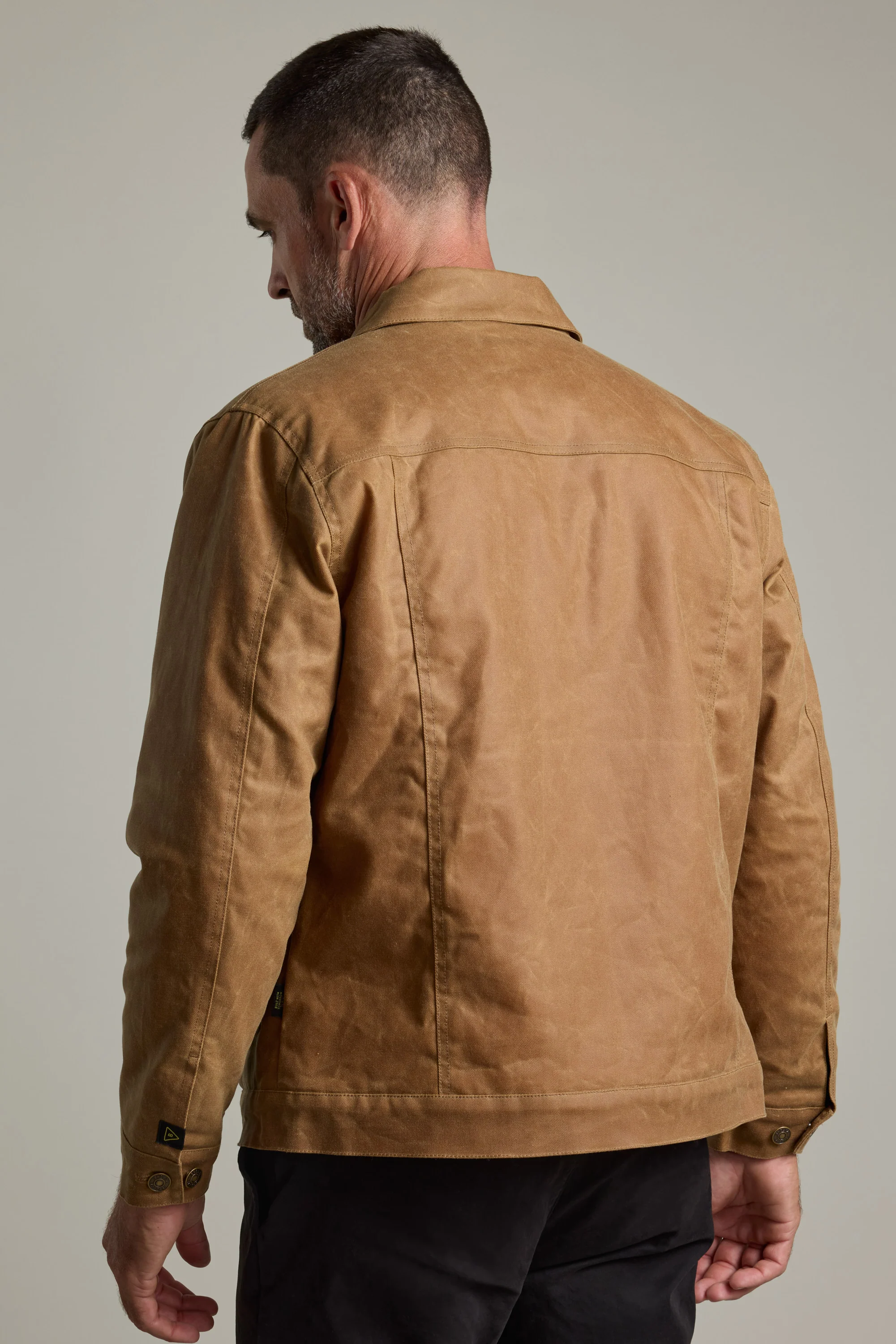 Benson Waxed Cotton Sherpa Jacket - Image 6