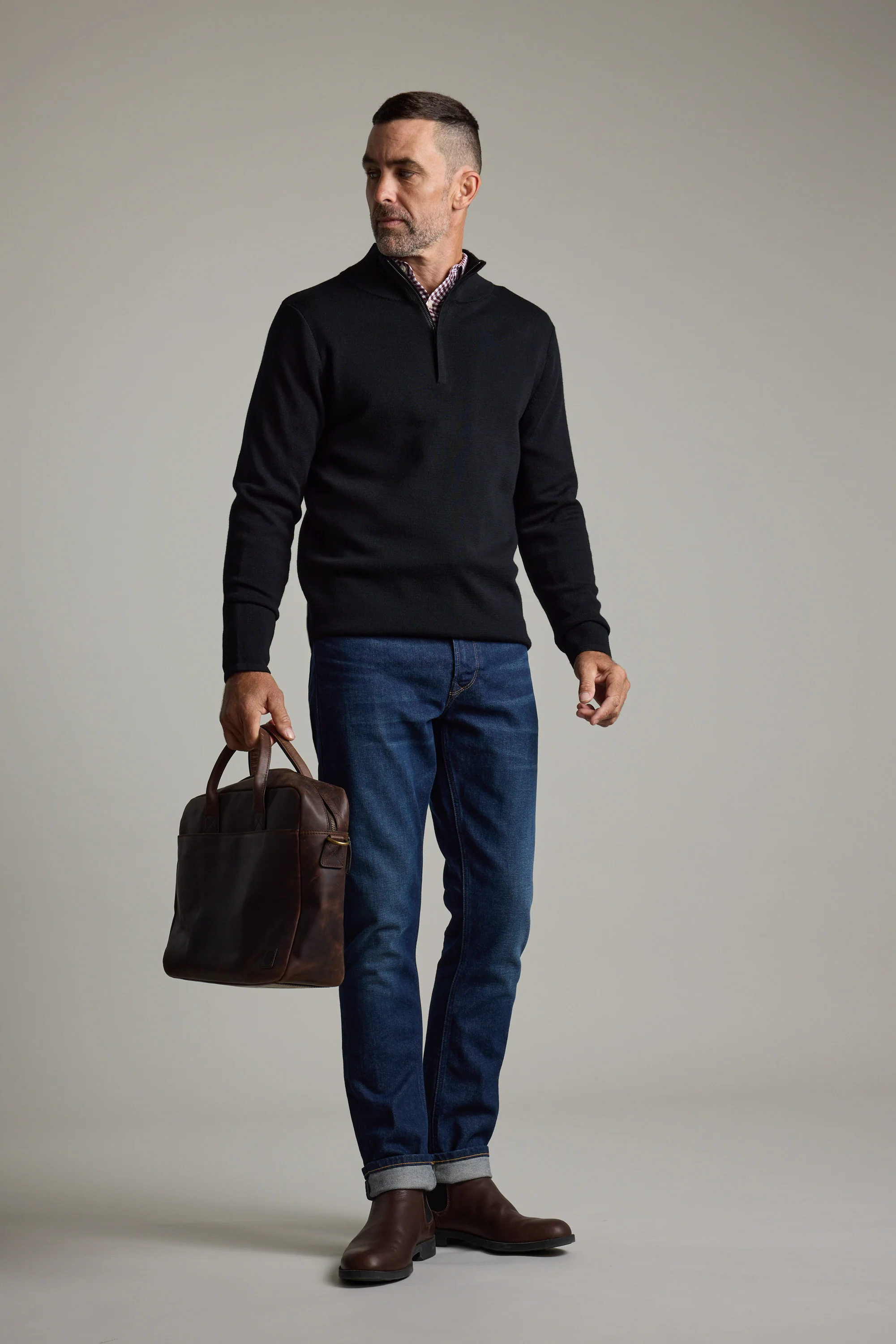 Brandon ZQRX Merino 1/4 Zip - Image 4