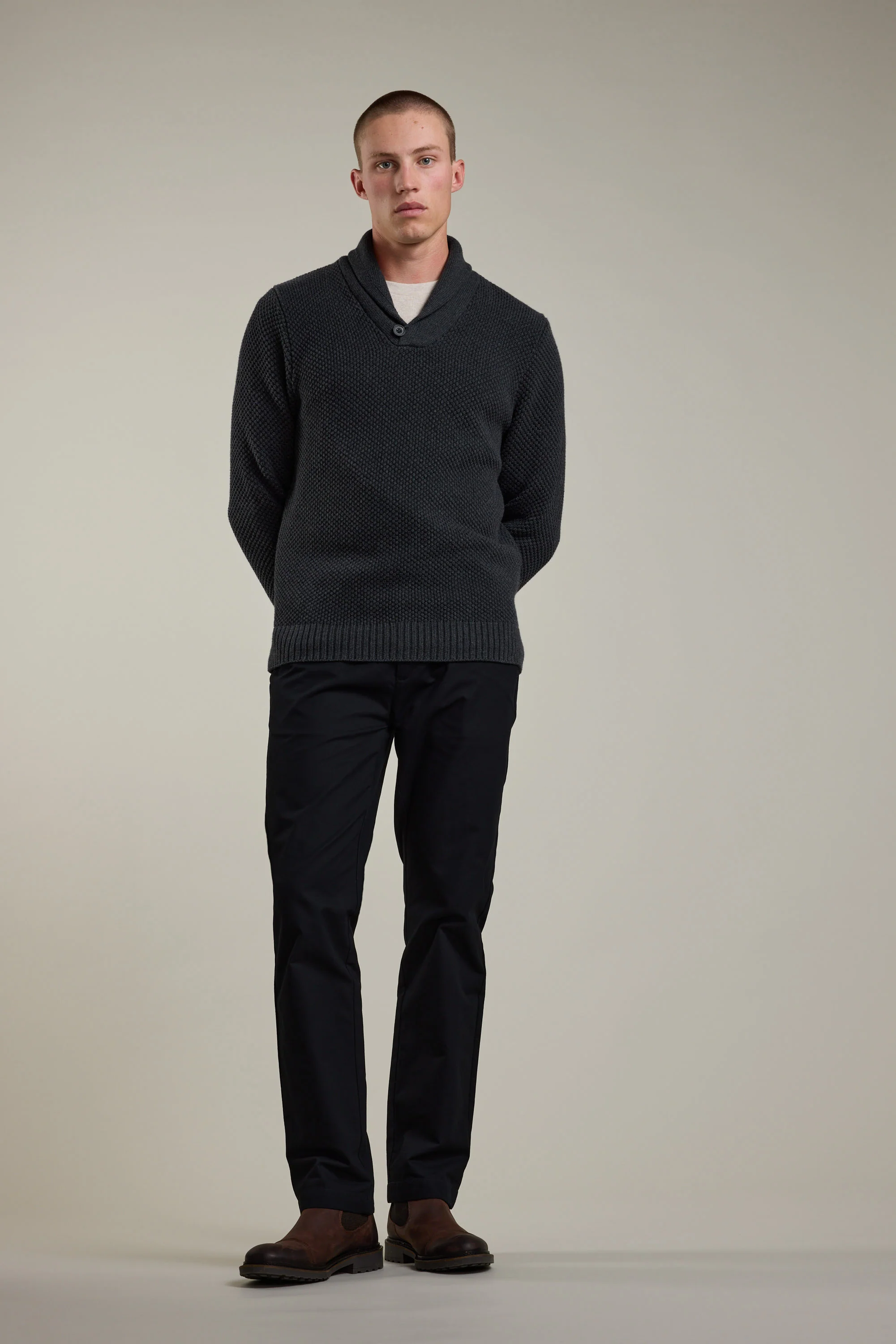 Brighton Cotton Shawl Pullover - Image 3