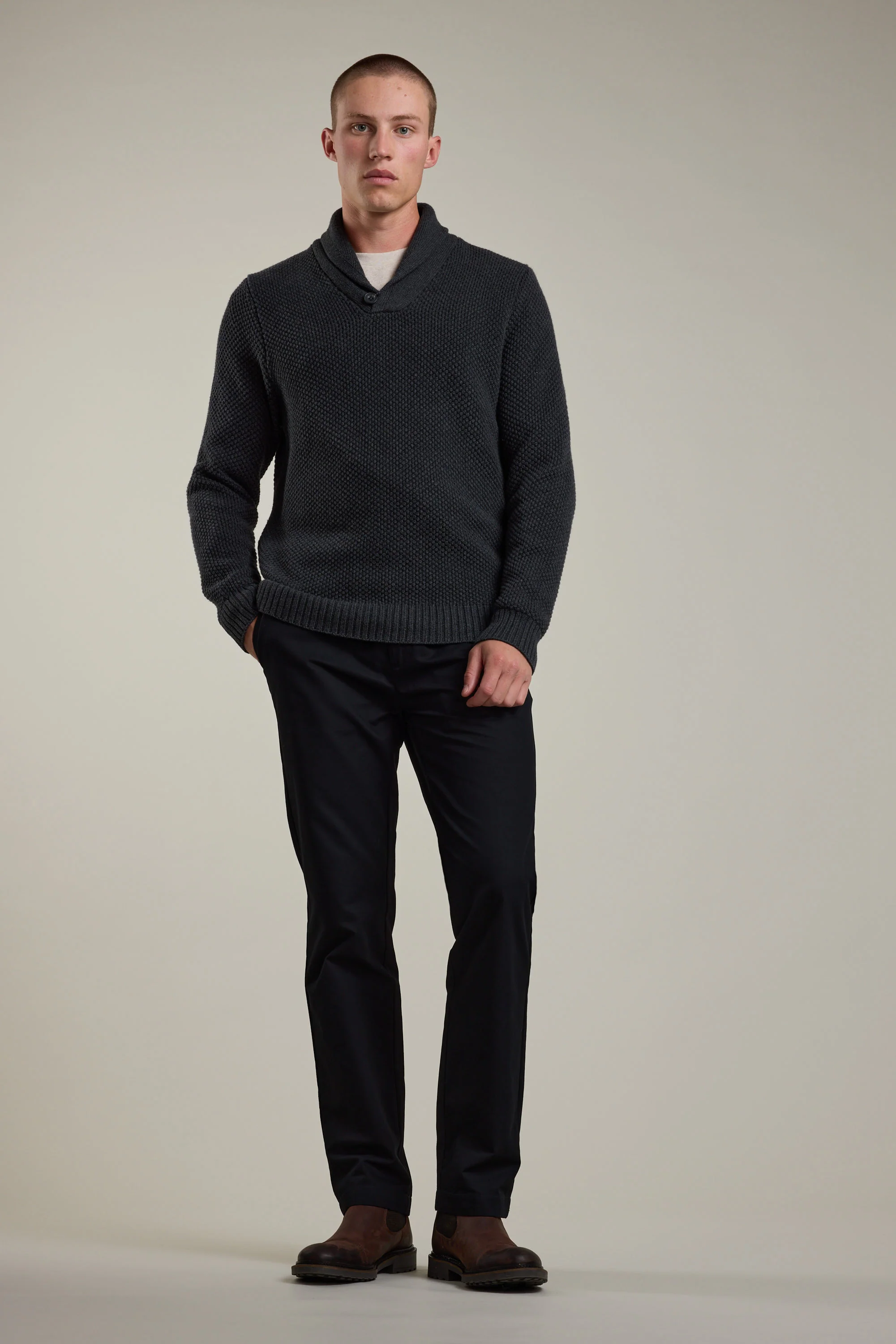 Brighton Cotton Shawl Pullover - Image 5