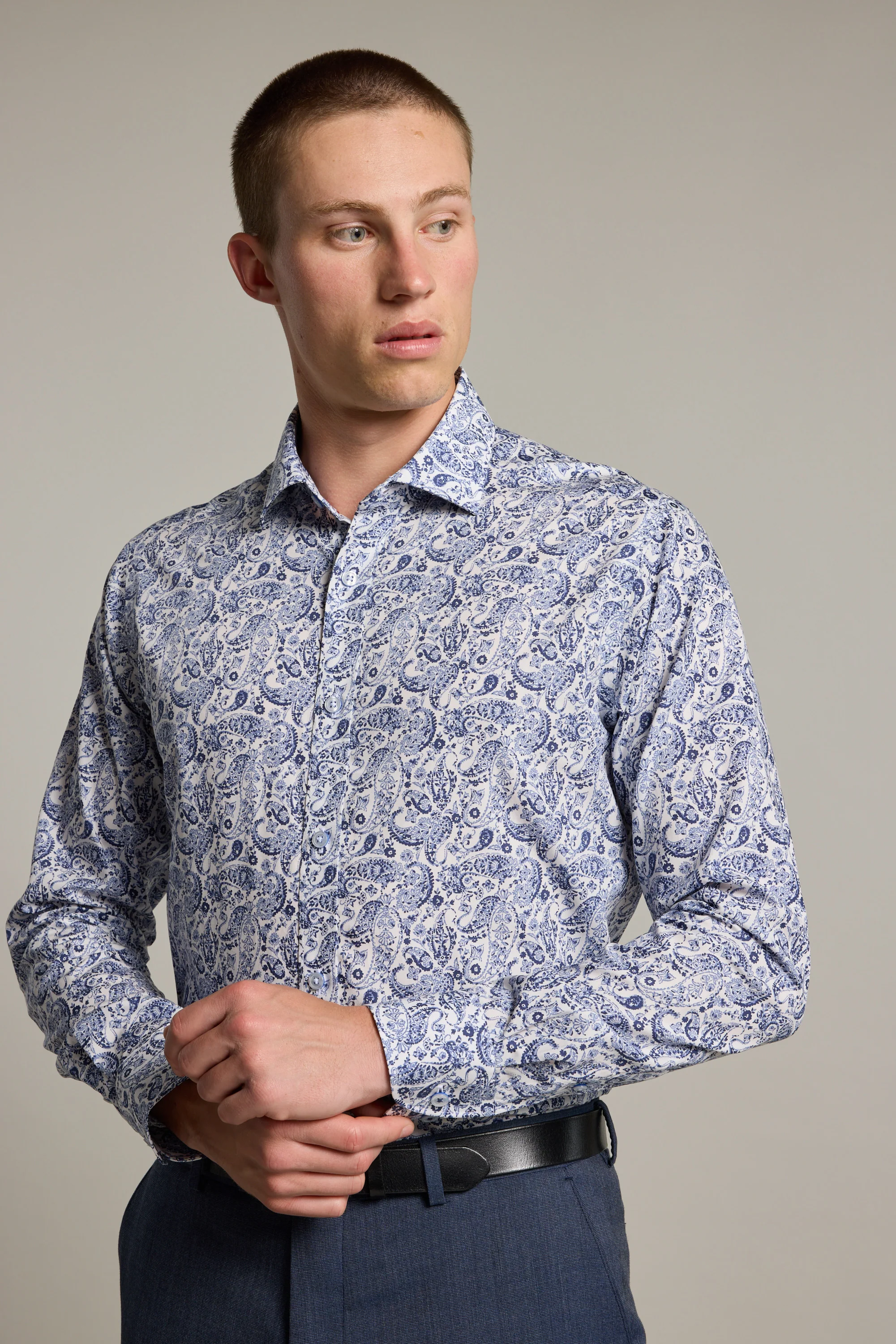 Buckman Print Business Shirt - Image 4