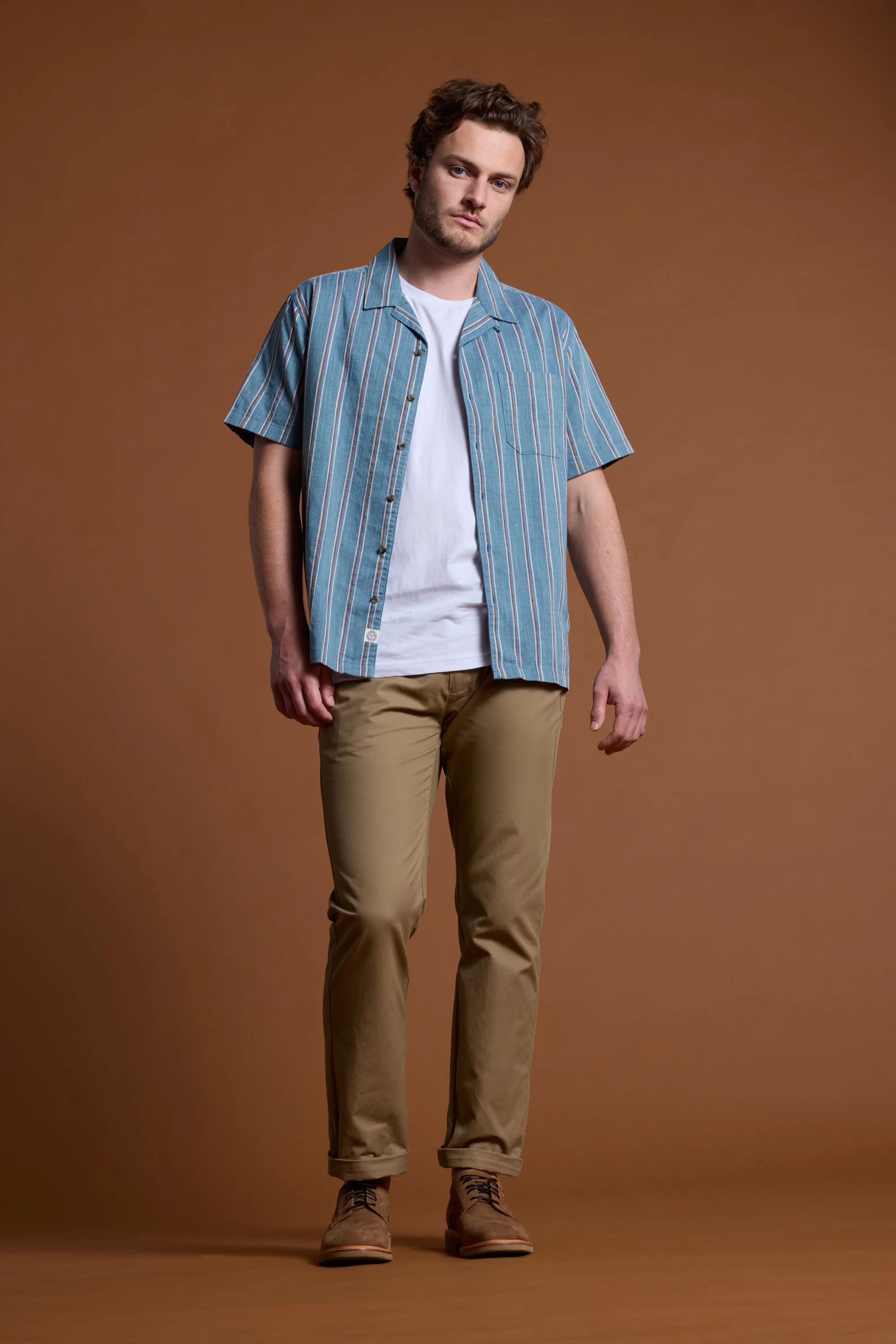 Calburn Stripe Cuban Shirt - Image 4