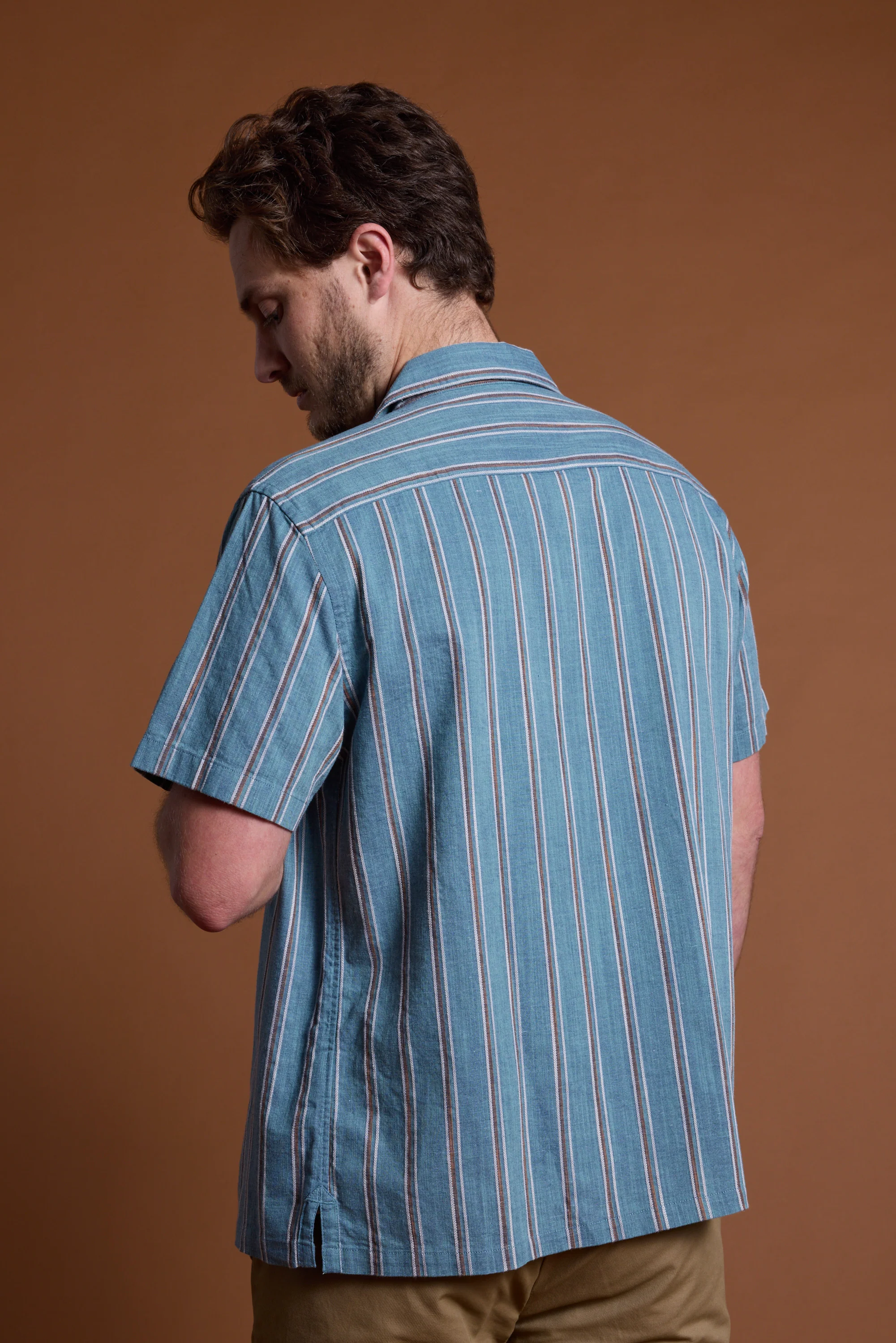 Calburn Stripe Cuban Shirt - Image 6