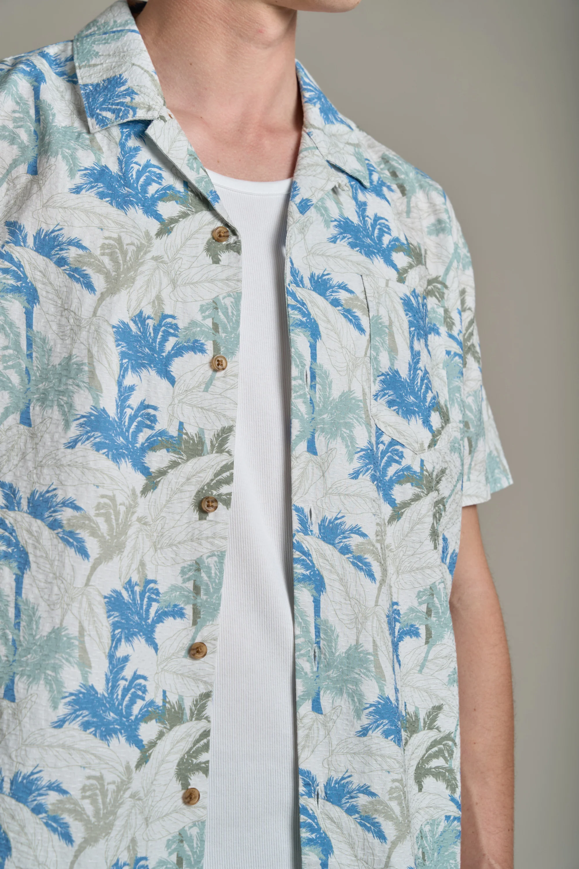 Camfield Print Cuban Shirt - Image 2
