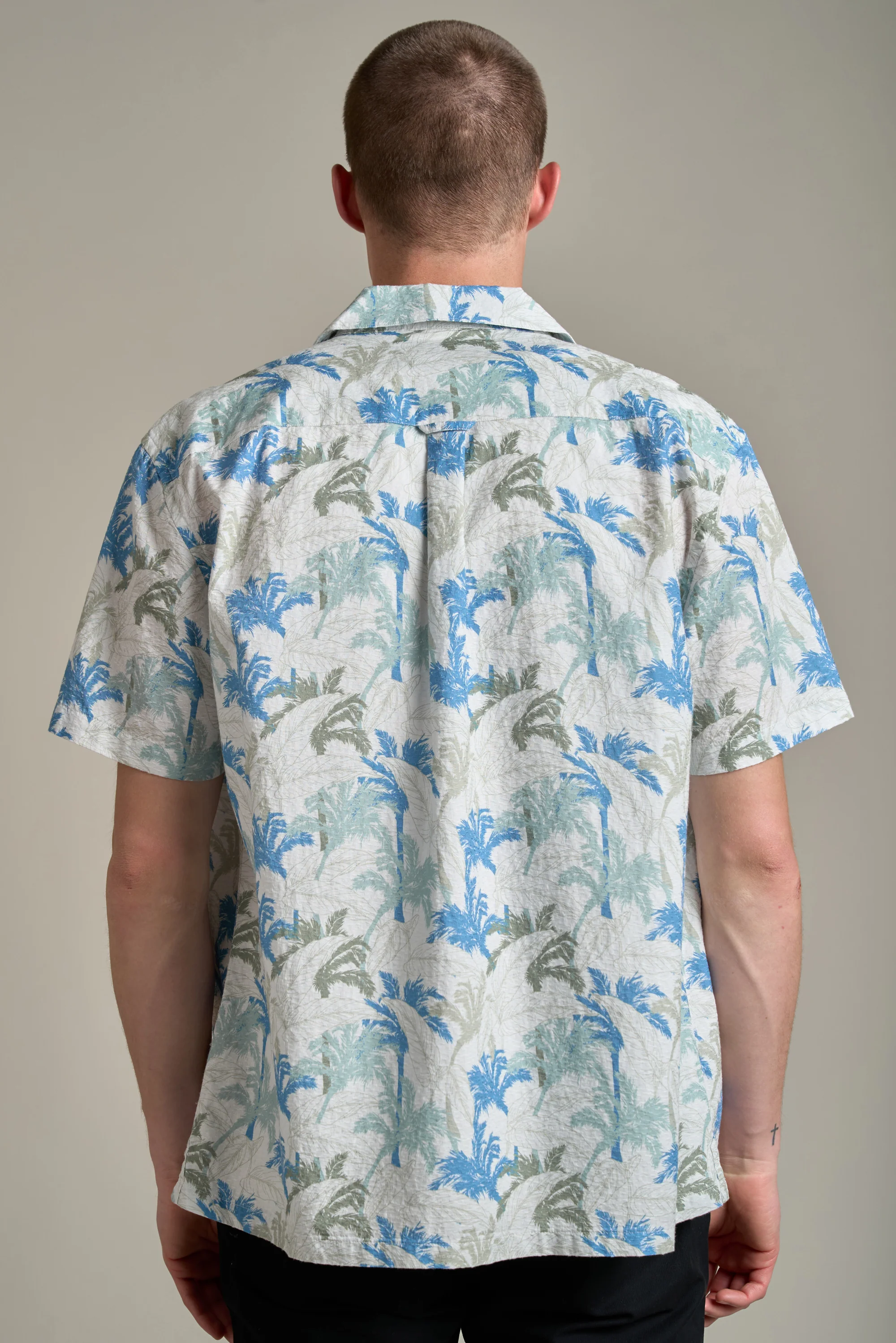 Camfield Print Cuban Shirt - Image 4
