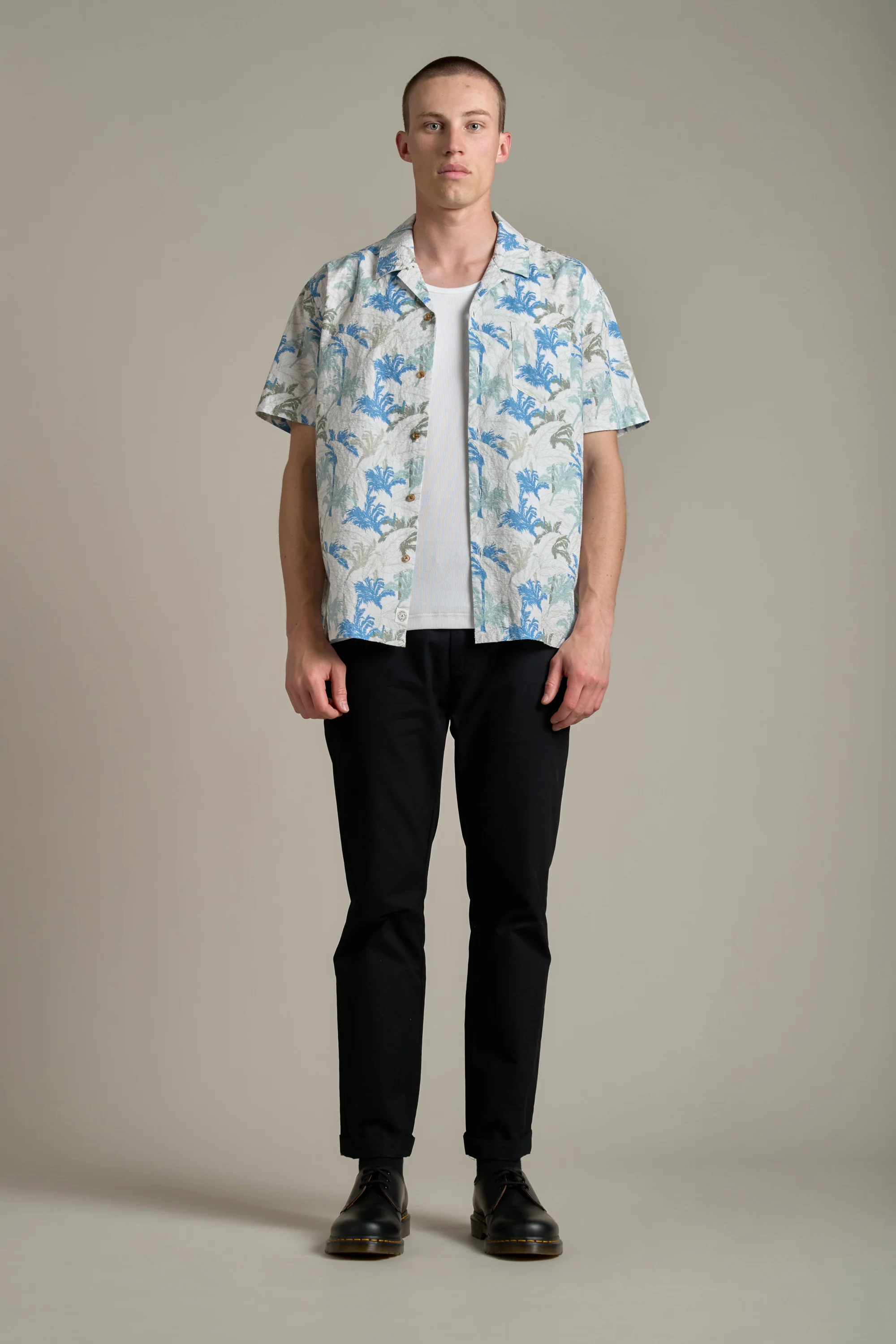 Camfield Print Cuban Shirt - Image 5