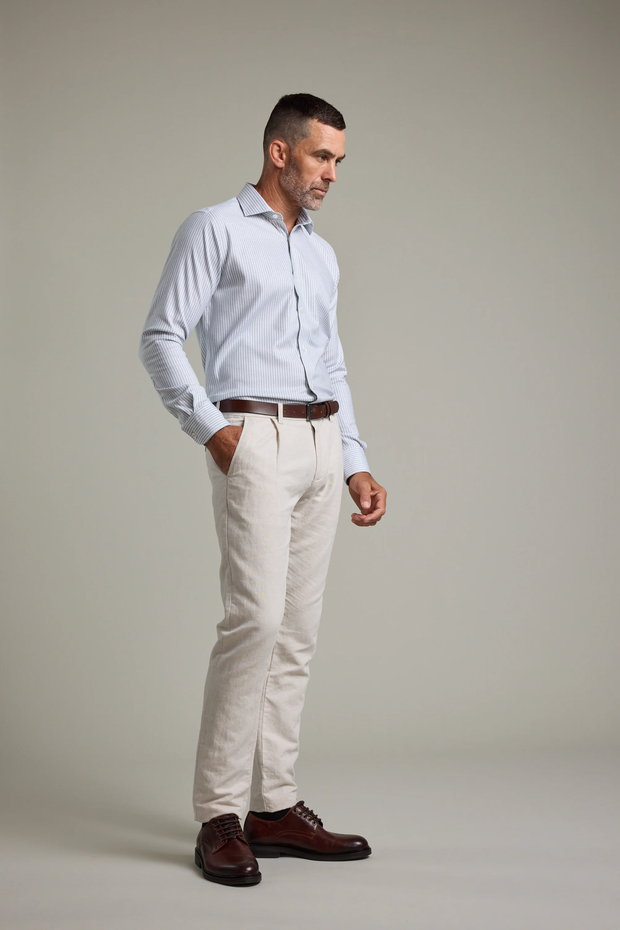 Clarke Stripe Business Shirt - Image 5