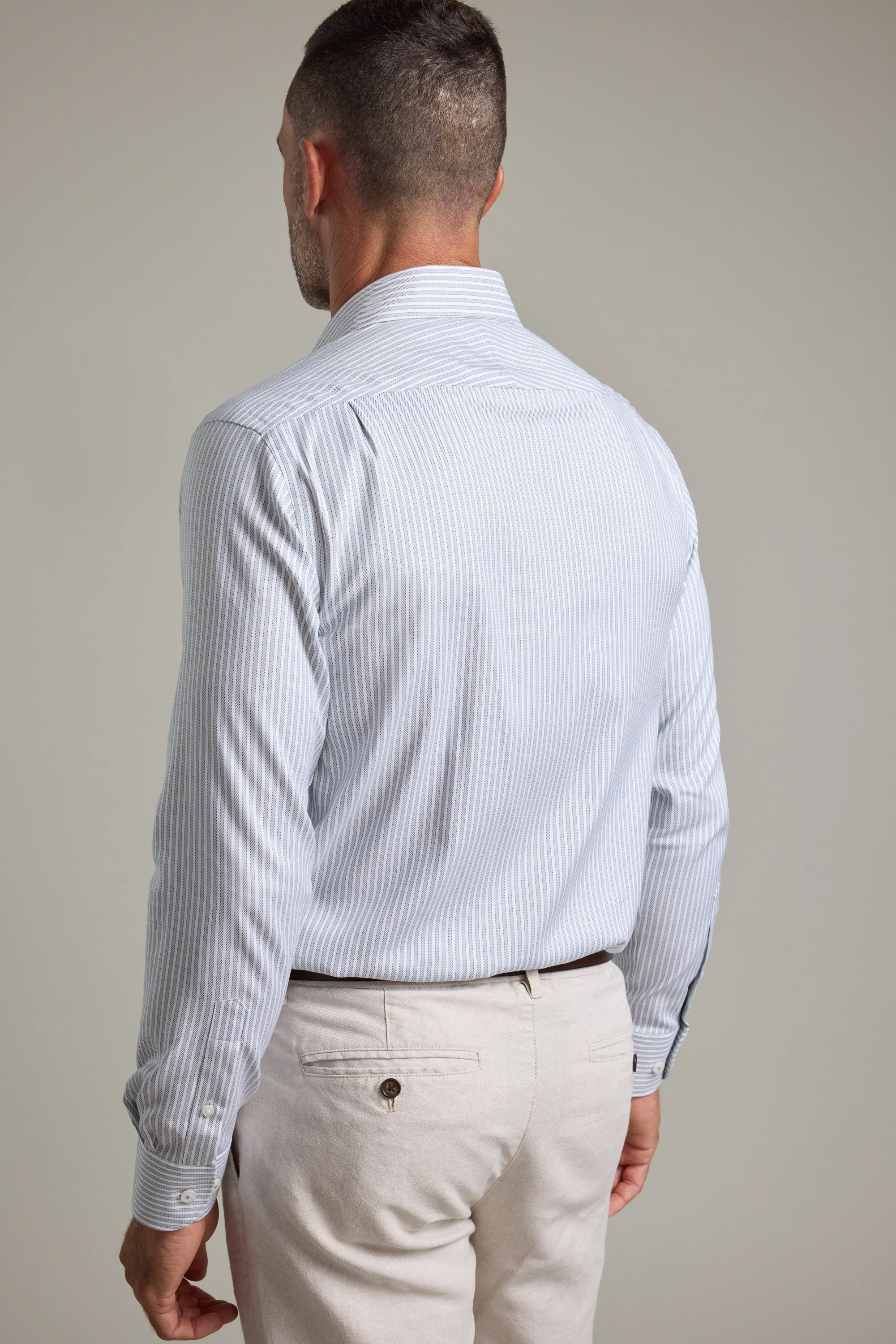 Clarke Stripe Business Shirt - Image 6