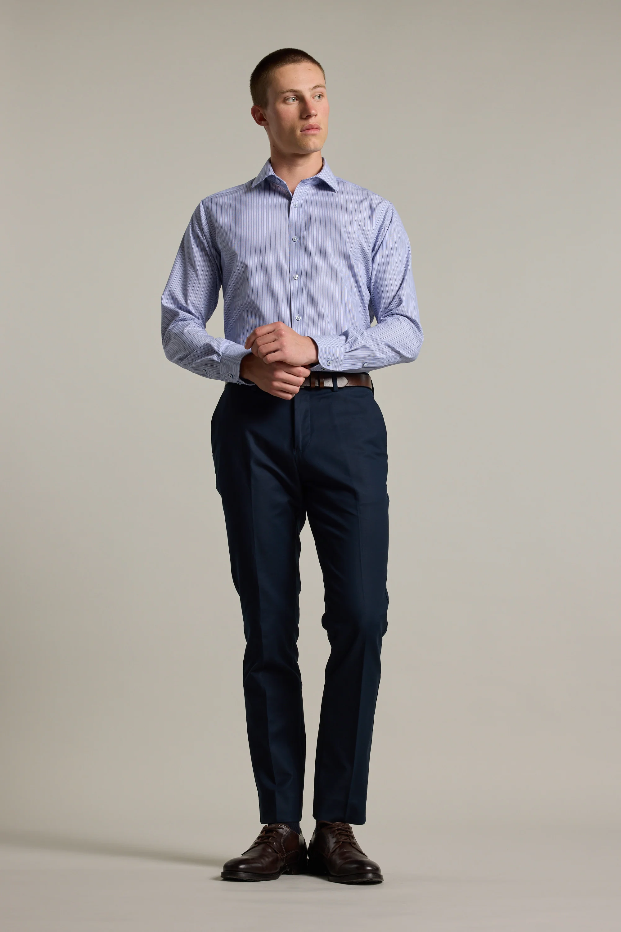 Cyrus Stripe Business Shirt - Image 4