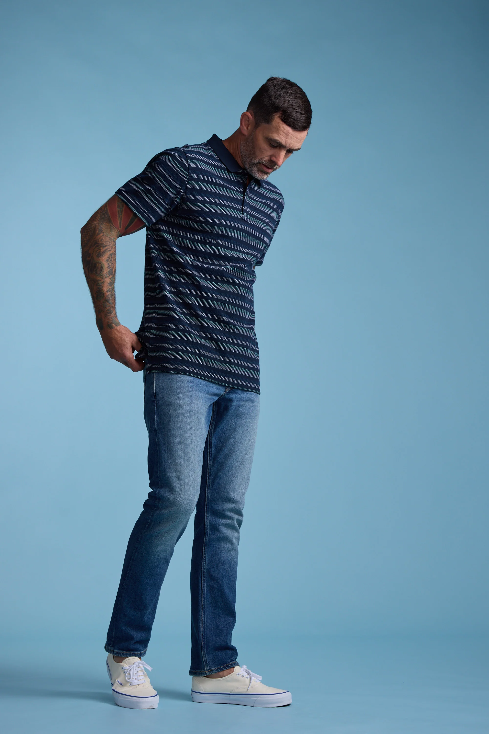 Dalton Stripe Polo - Image 5