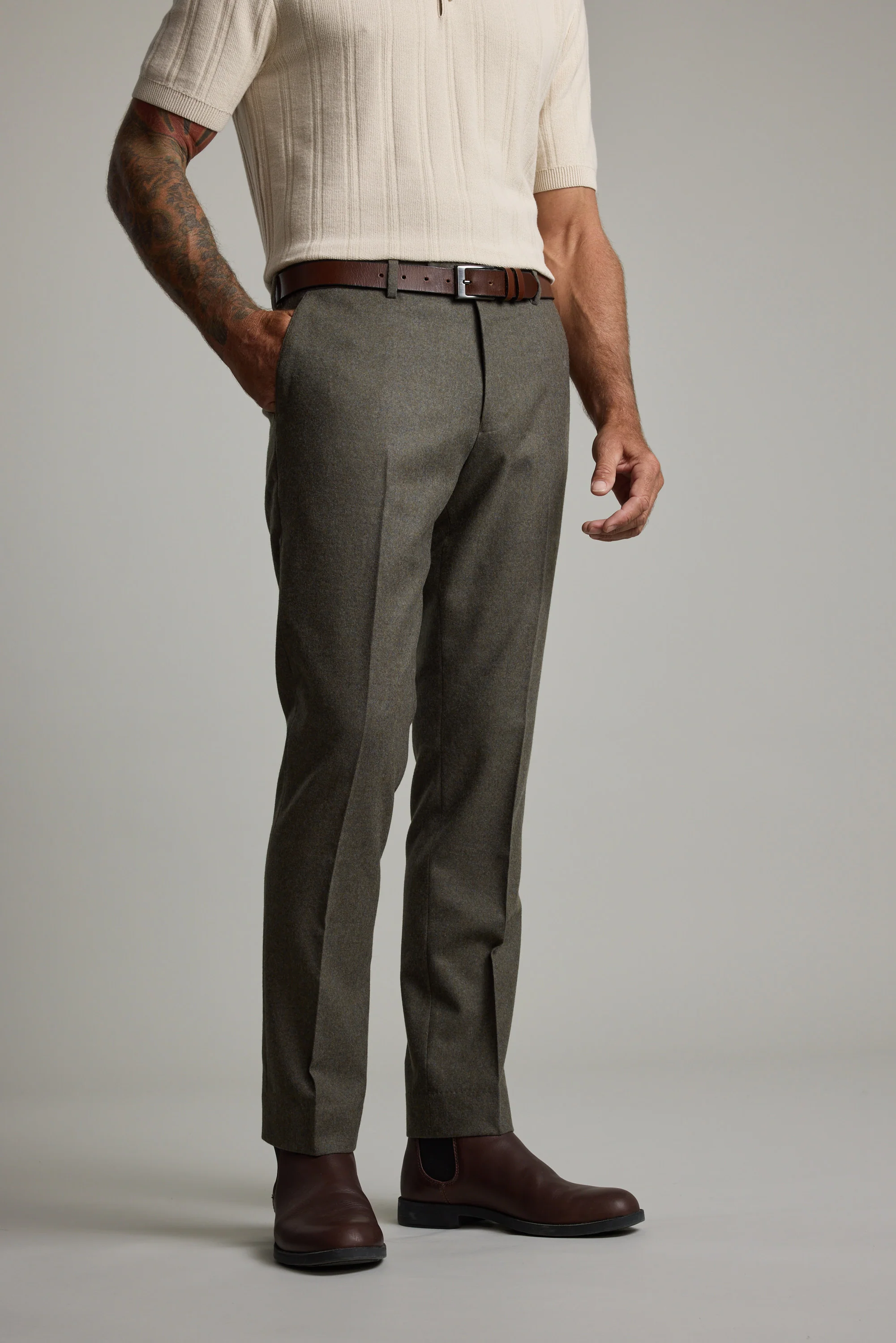 Darby Texture Suit Trouser - Image 3