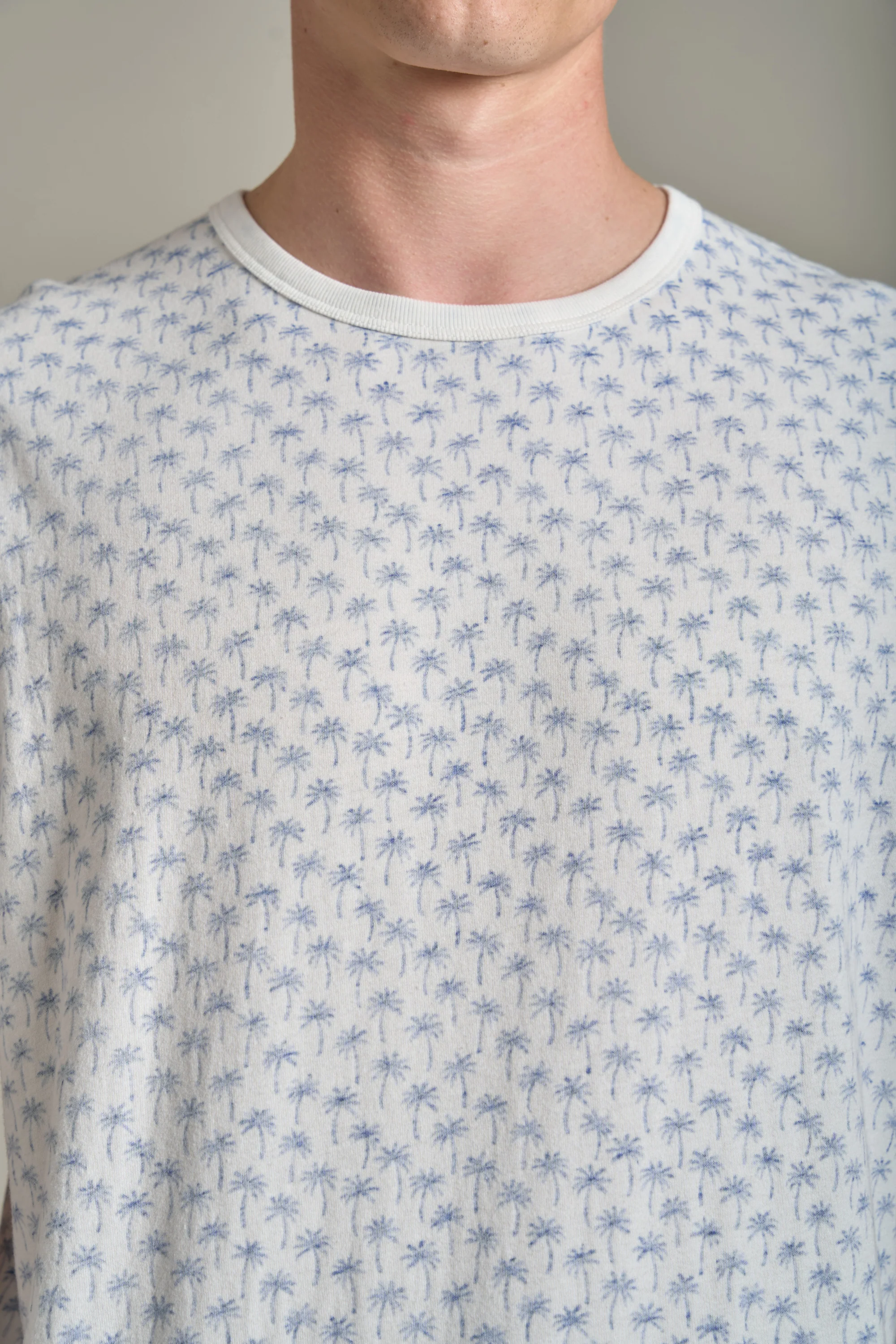 Dexter Palm Print Tee - Image 4
