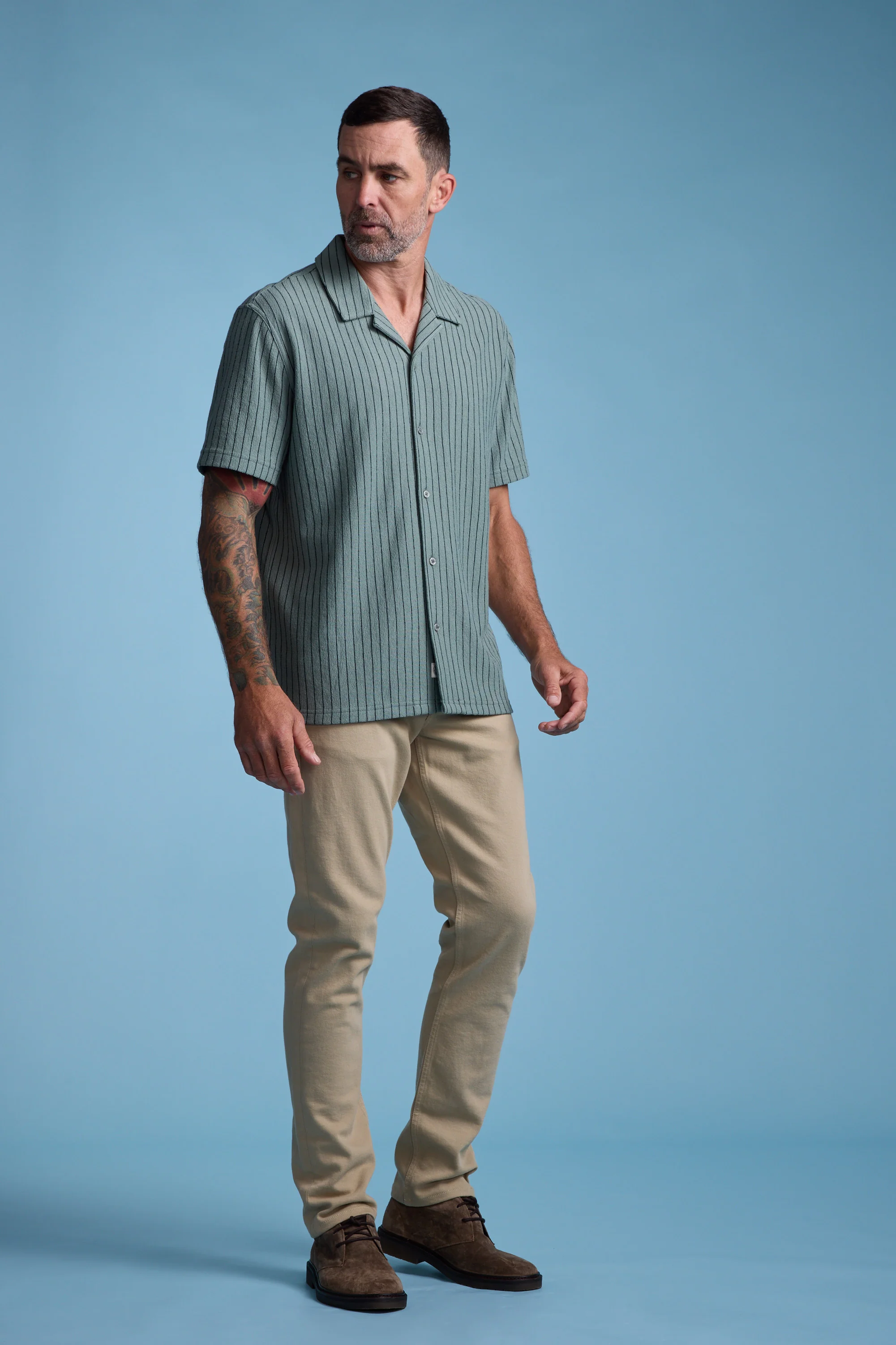 Diego Stripe Cuban Shirt - Image 3