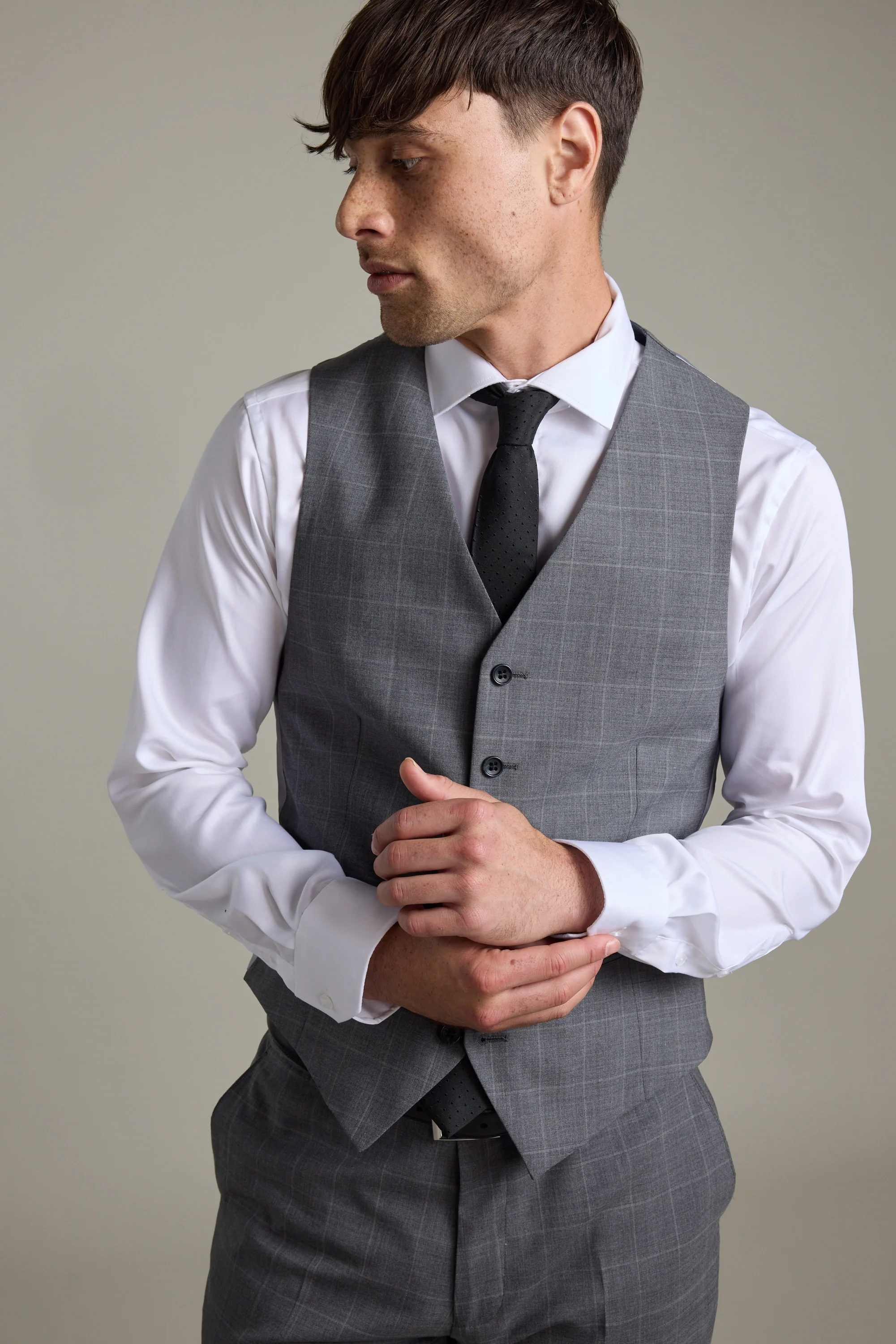 Everton Check Waistcoat - Image 2
