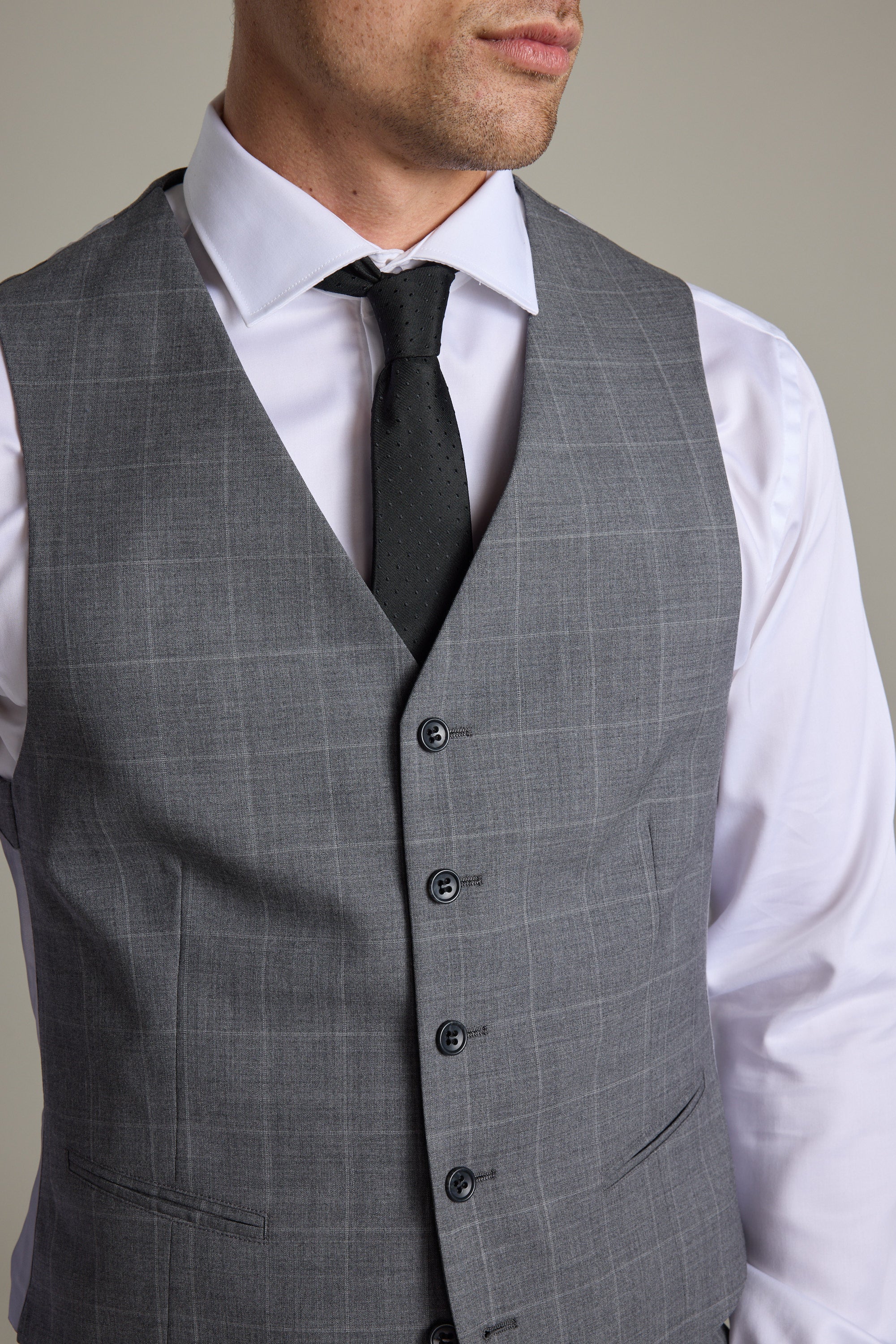 Everton Check Waistcoat - Image 3