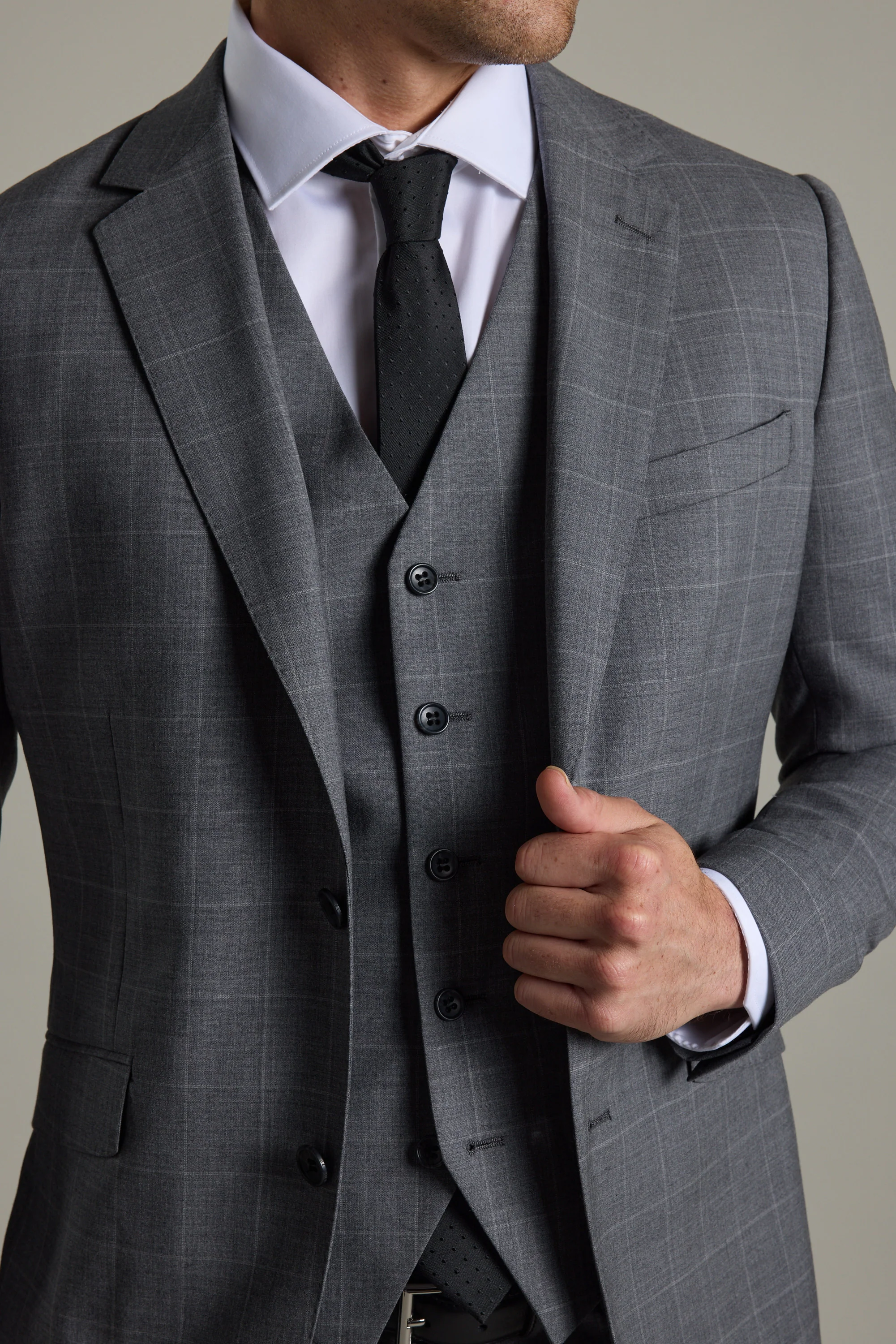 Everton Check Waistcoat - Image 4