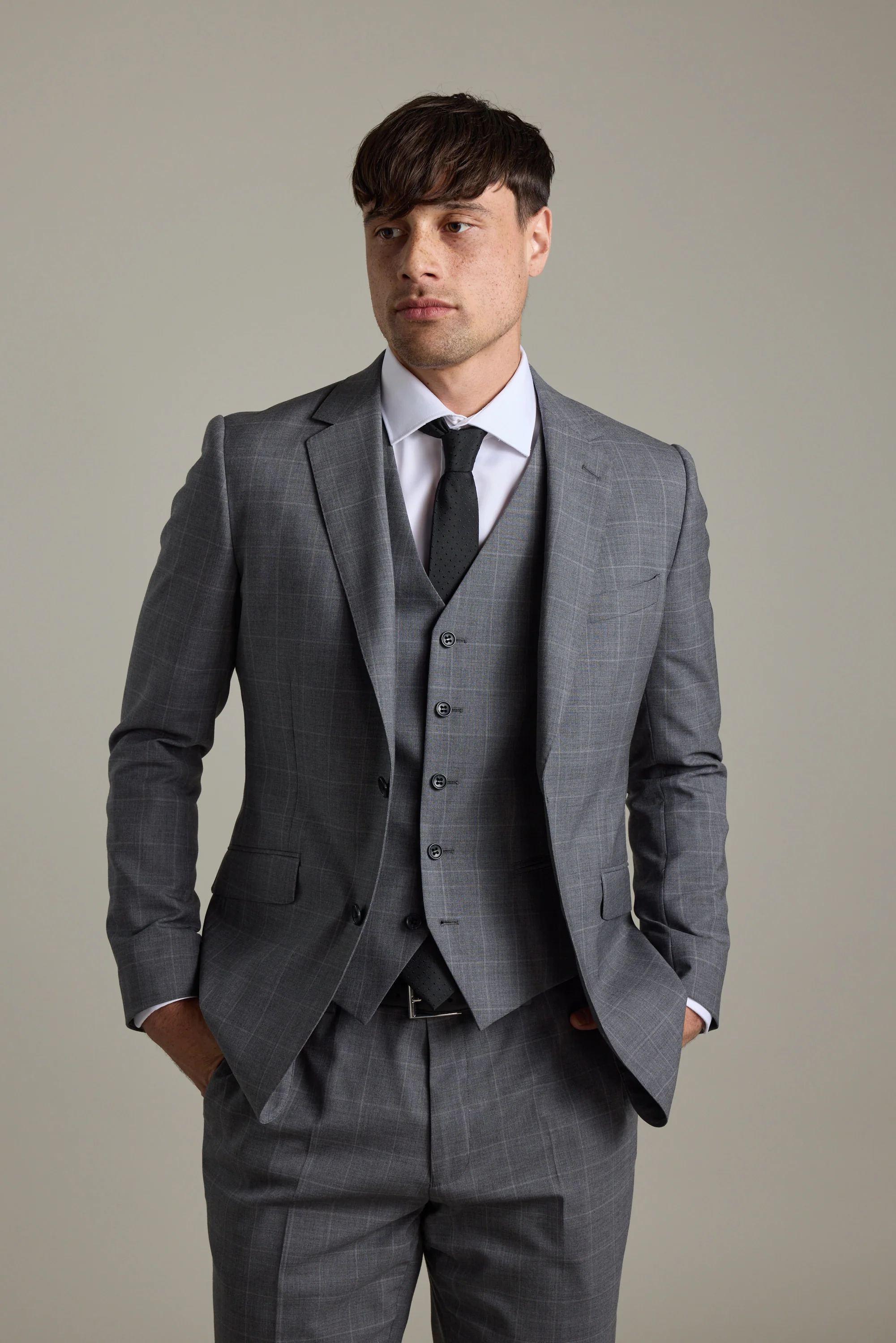 Everton Check Waistcoat - Image 6
