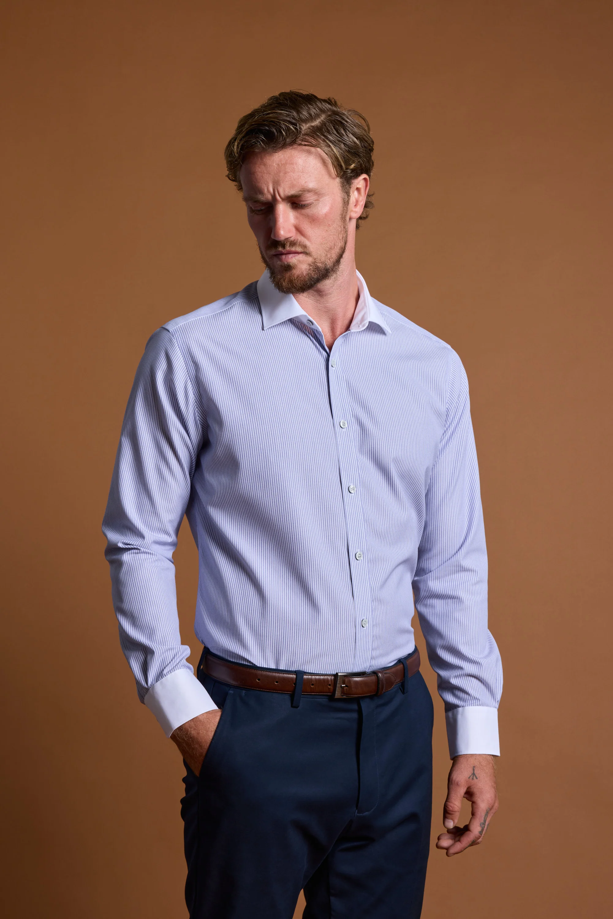Felix Stripe Business Shirt - Image 4