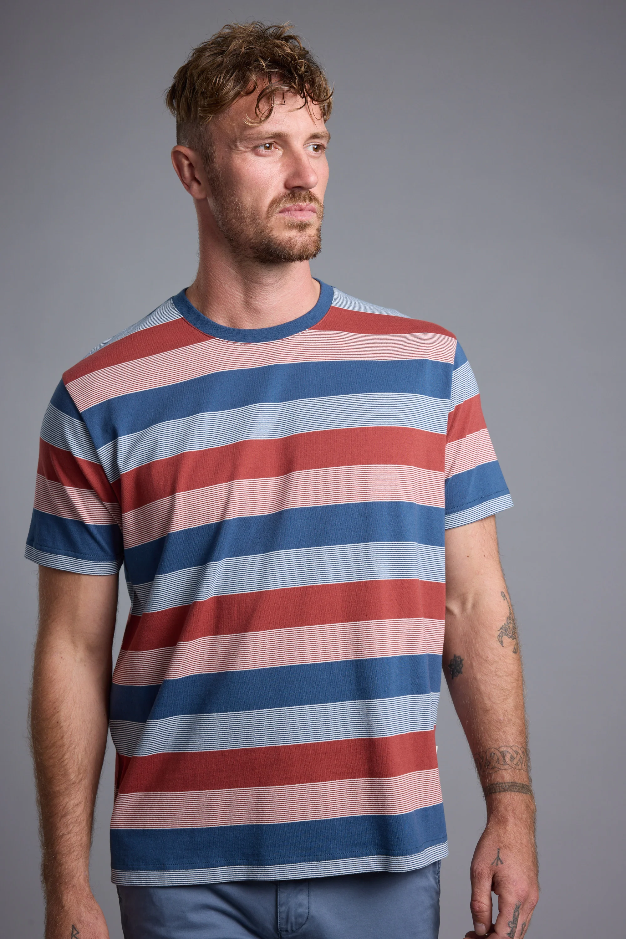 Fitzroy Stripe Tee - Image 4