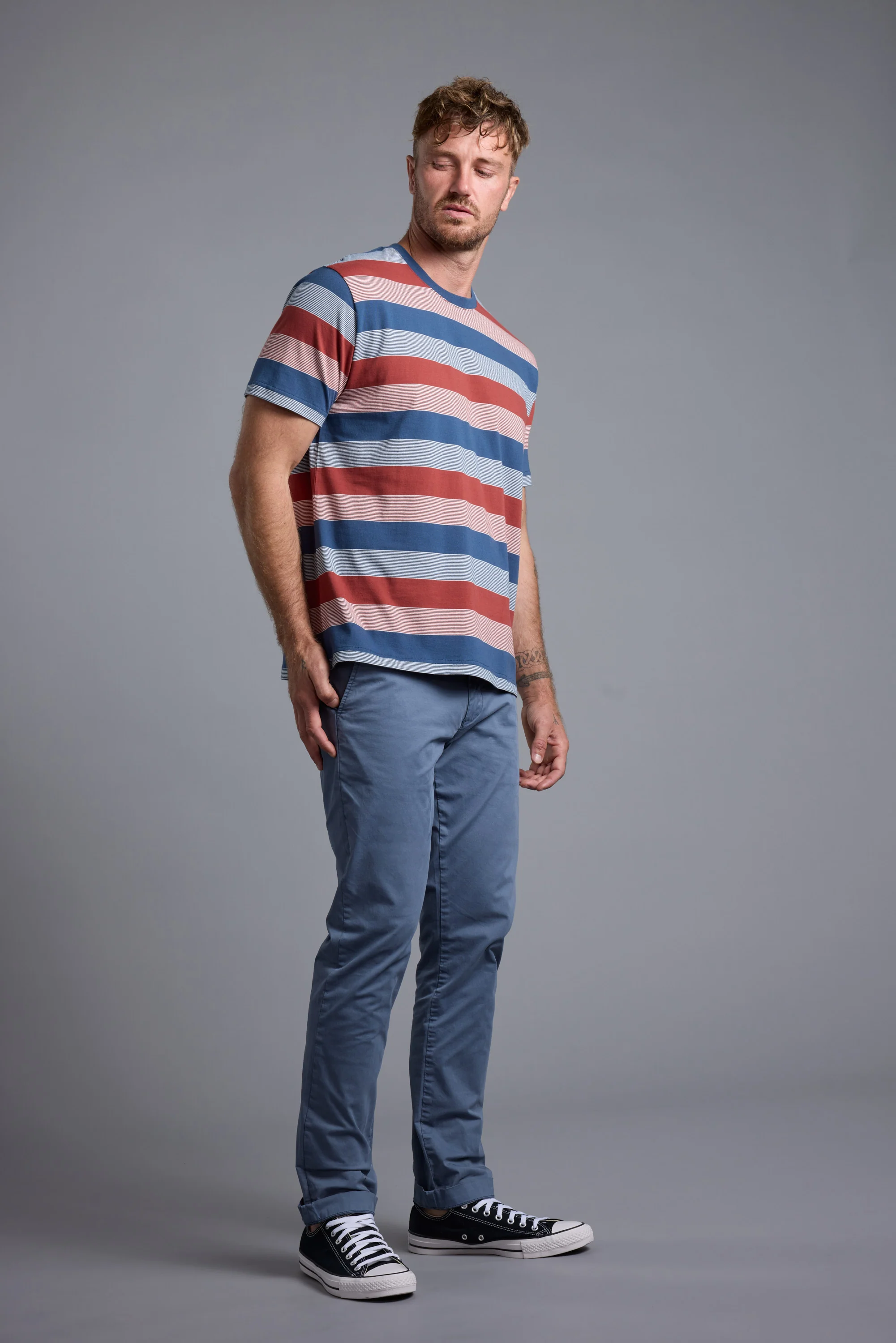 Fitzroy Stripe Tee - Image 5